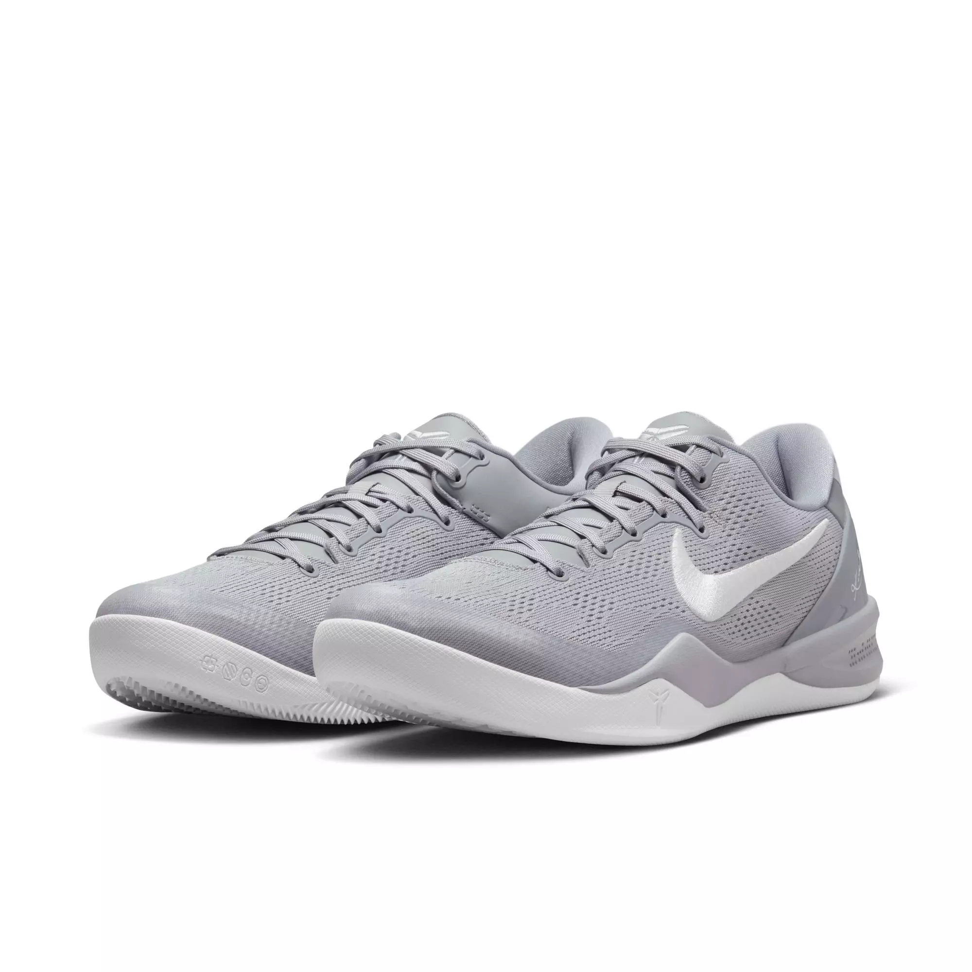 Nike Kobe 8 Protro "Wolf Grey" Men's Basketball Shoe - WOLF GREY/WHITE
