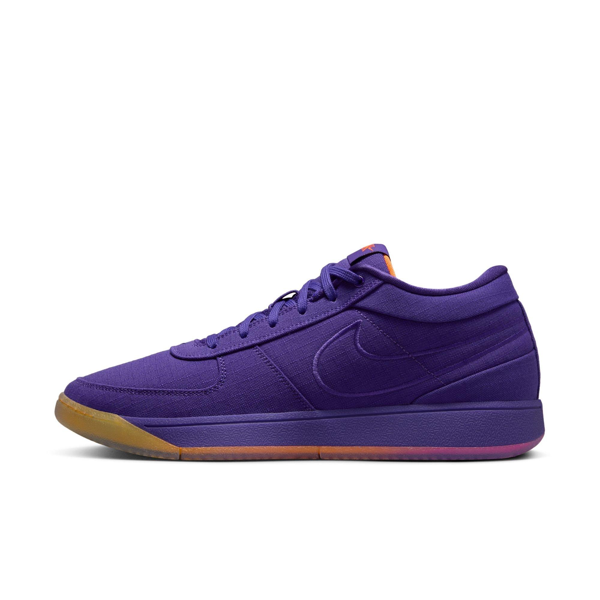 Nike Book 1 "Sunset" Men's Basketball Shoe - COURT PURPLE/TOTAL ORANGE/TAUPE GREY Thumbnail View 7