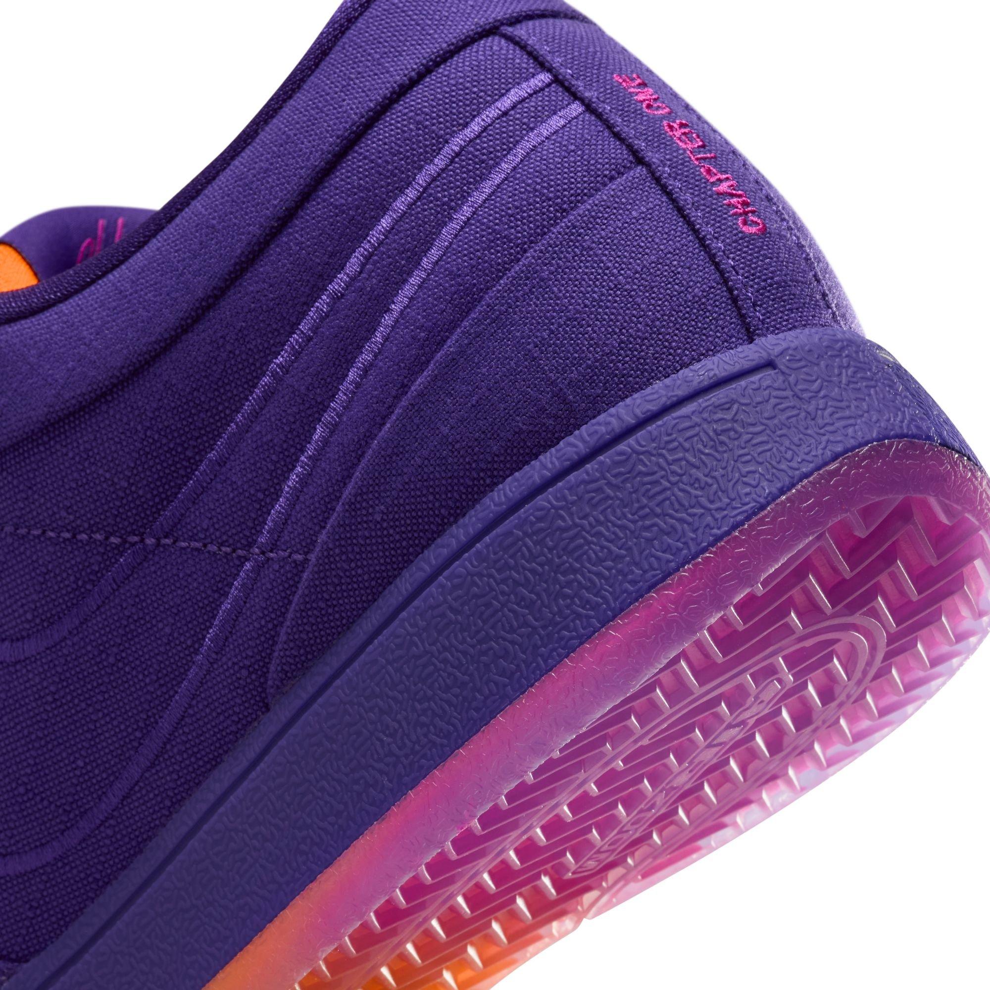 Nike Book 1 "Sunset" Men's Basketball Shoe - COURT PURPLE/TOTAL ORANGE/TAUPE GREY Thumbnail View 5