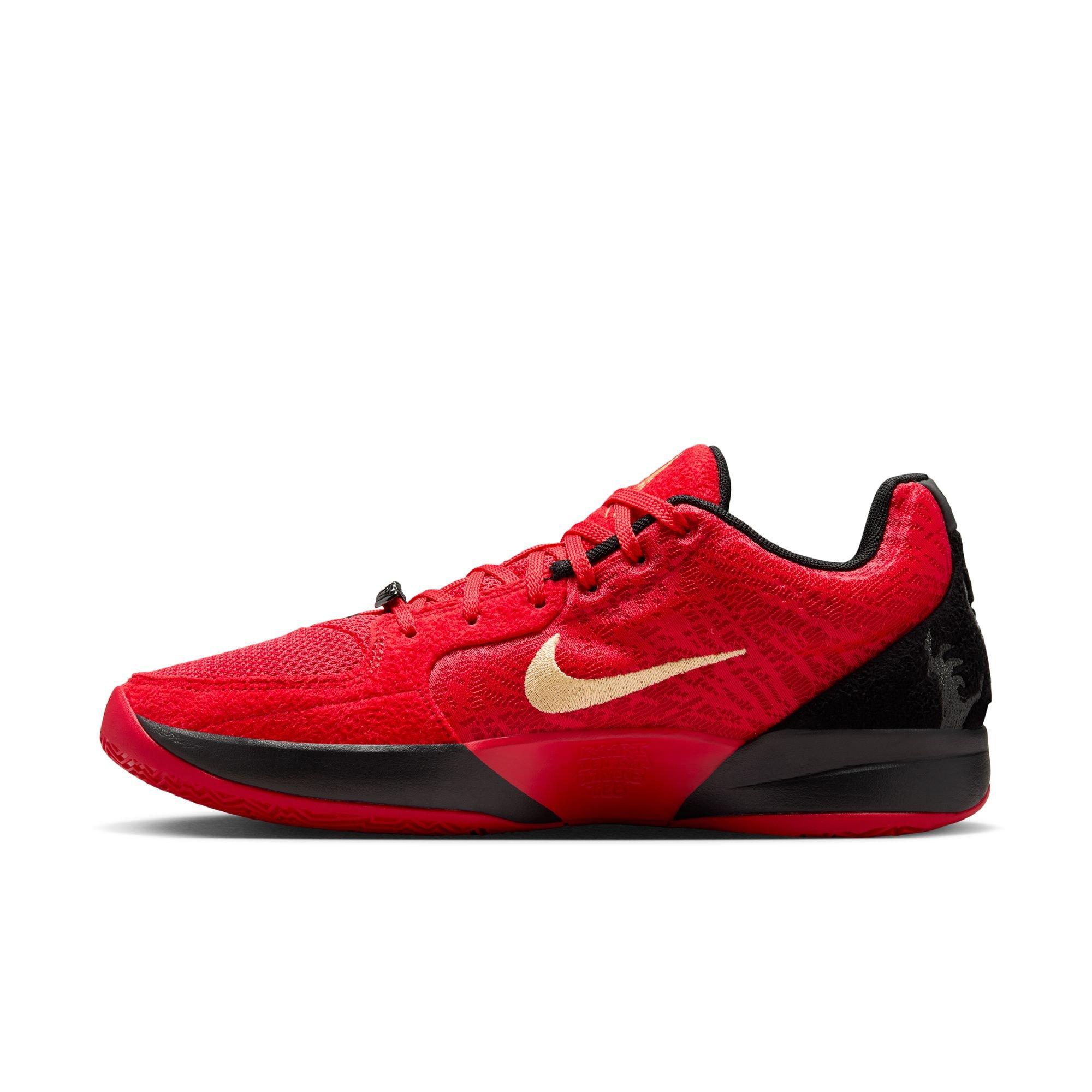 Nike Ja 2 "Nightmare" Unisex Basketball Shoe - UNIVERSITY RED/CELESTIAL GOLD/BLACK Thumbnail View 9