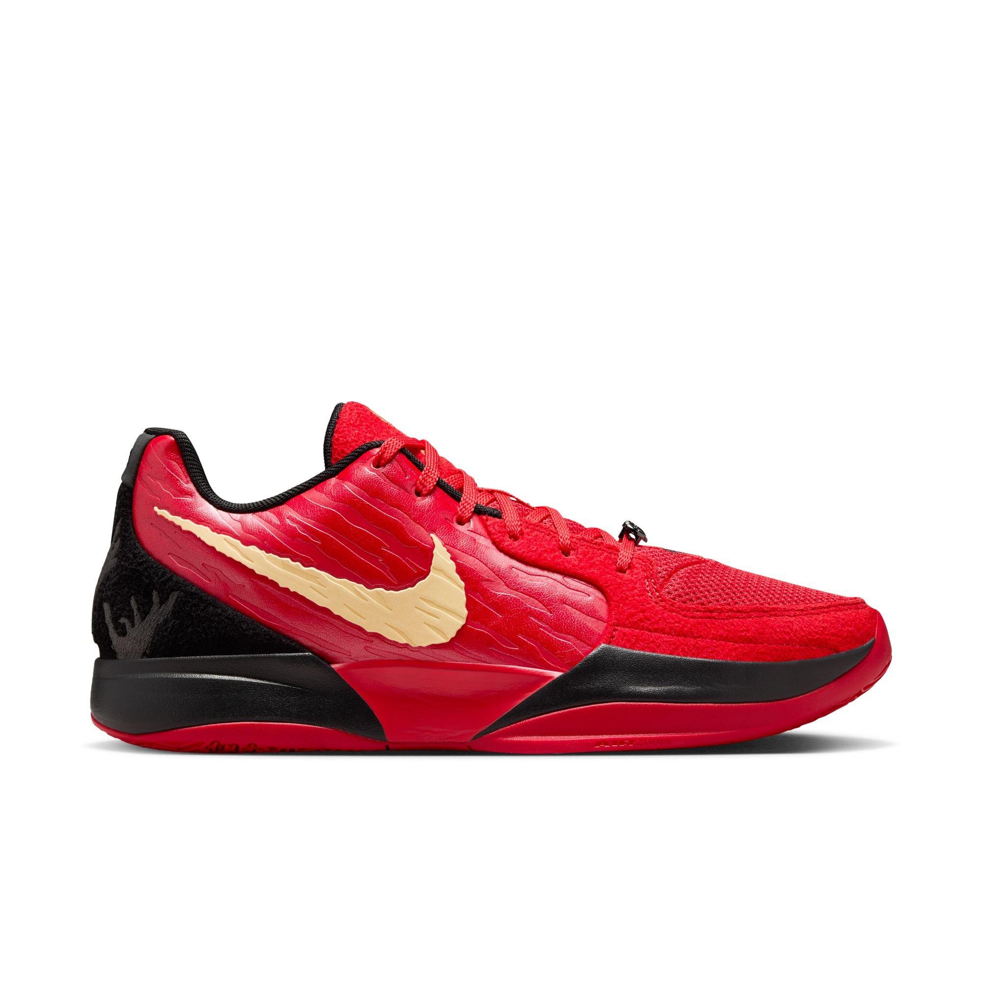 Nike Ja 2 "Nightmare" Unisex Basketball Shoe - UNIVERSITY RED/CELESTIAL GOLD/BLACK Thumbnail View 1