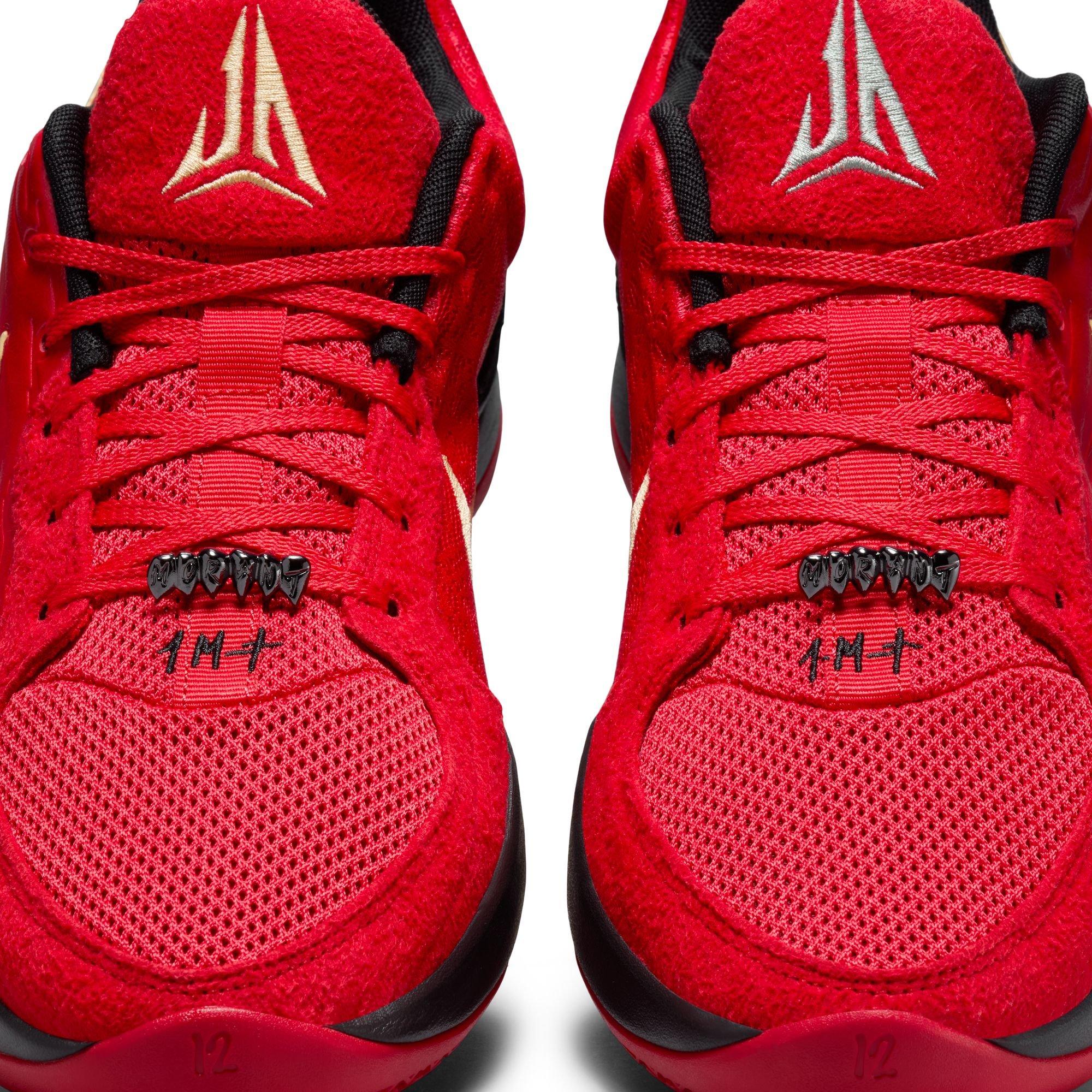 Nike Ja 2 "Nightmare" Unisex Basketball Shoe - UNIVERSITY RED/CELESTIAL GOLD/BLACK Thumbnail View 6