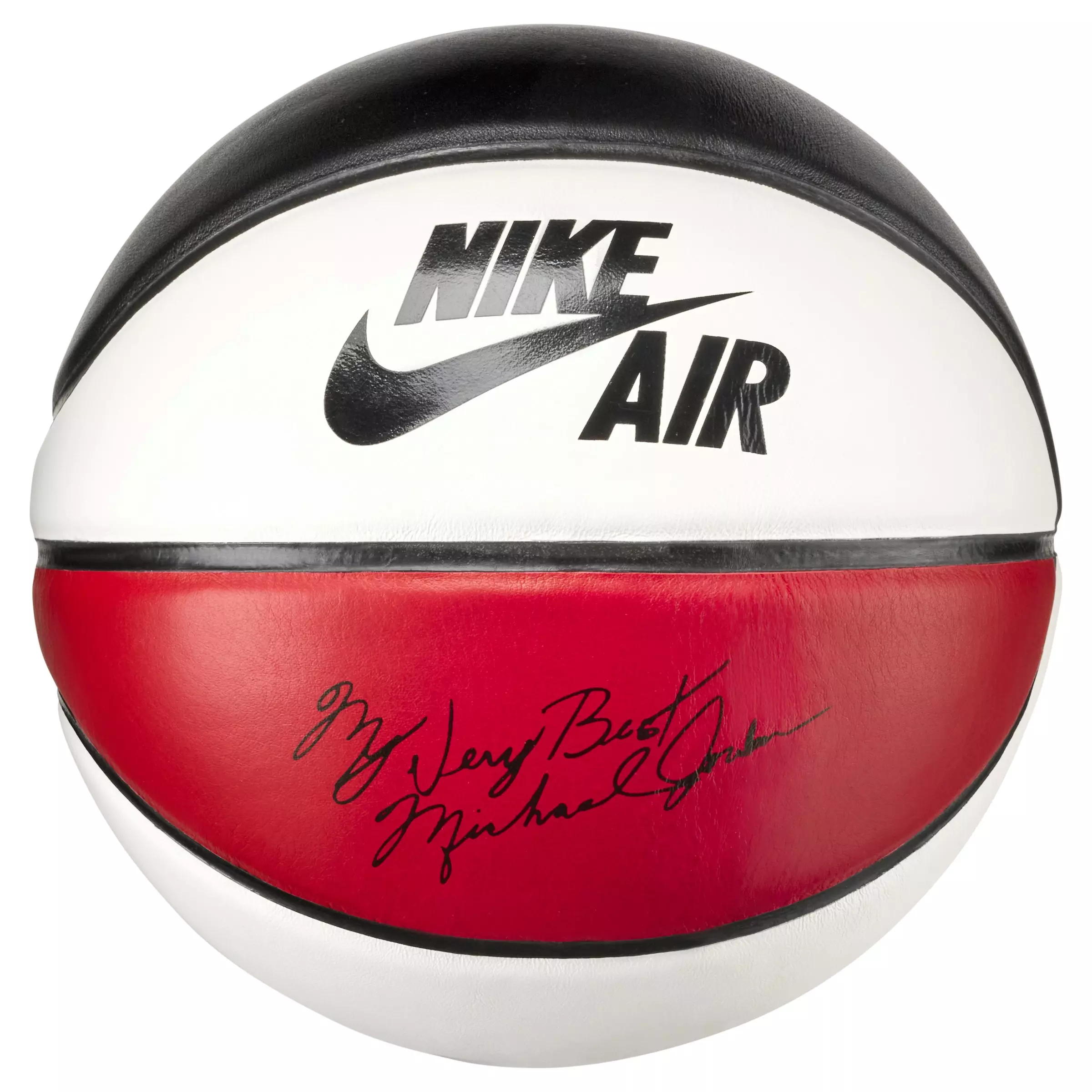 Jordan 1 Premium 29.5" Basketball - BLACK/WHITE/RED