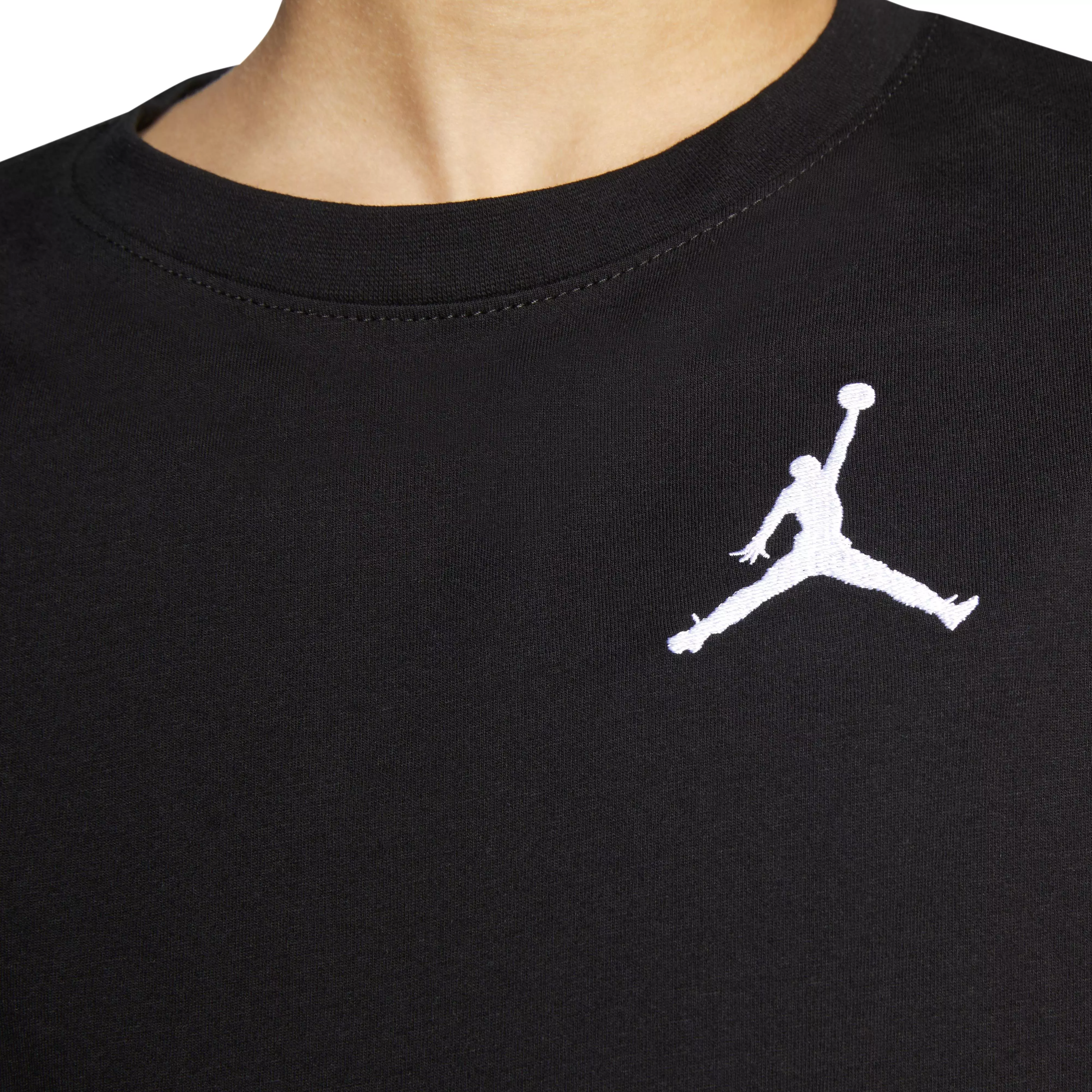 Jordan Big Boys' Embossed Jumpman Tee - BLACK
