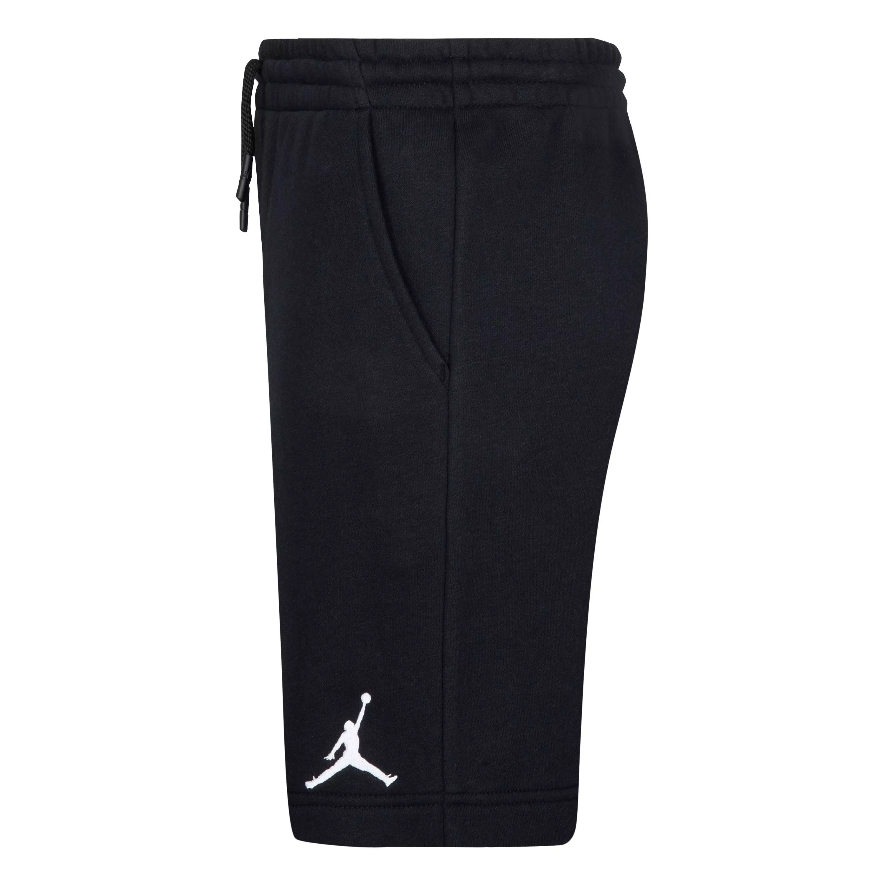 Jordan Big Boys' Essential Fleece Shorts - BLACK