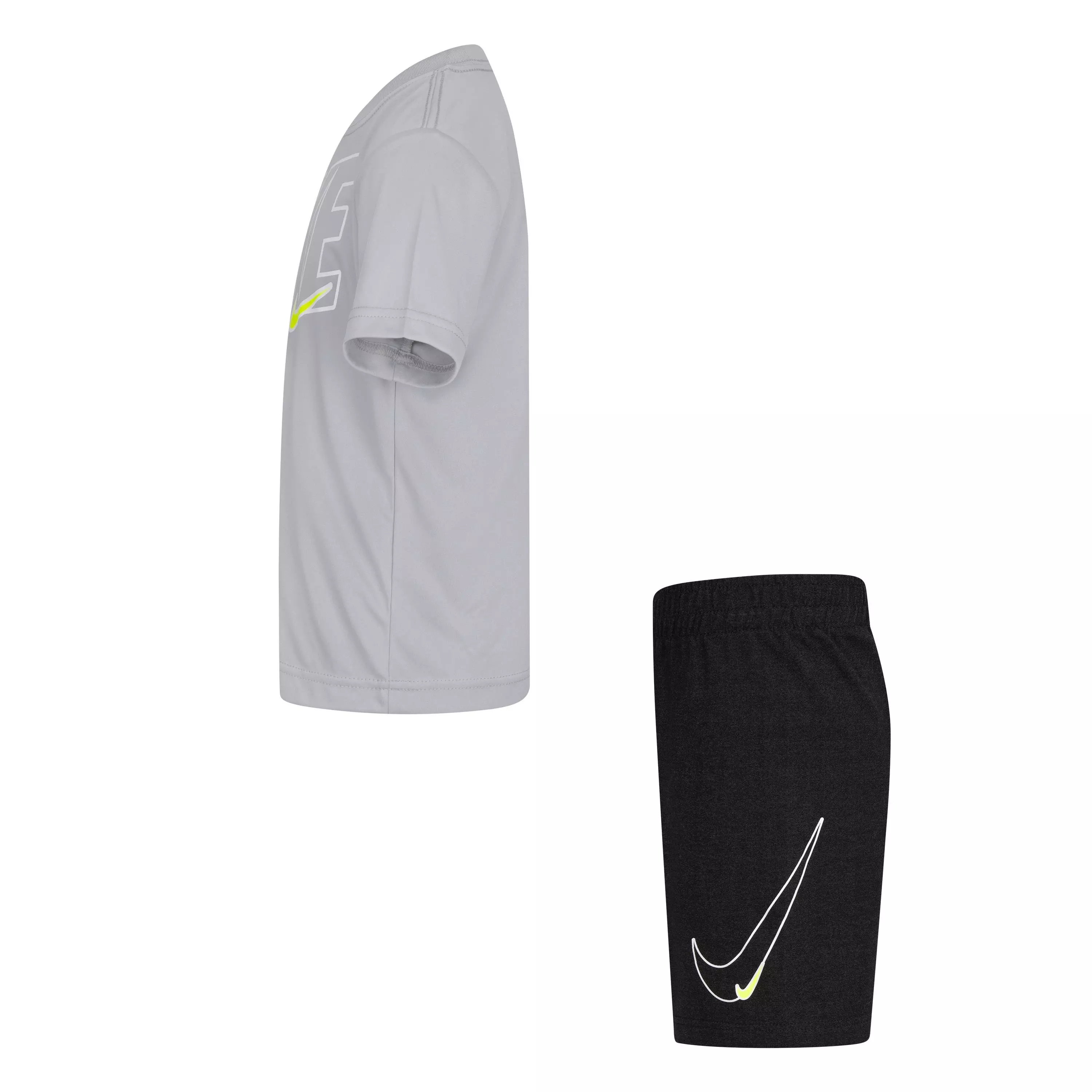 Nike Little Boys' Comfort Short Set - BLACK/GREY