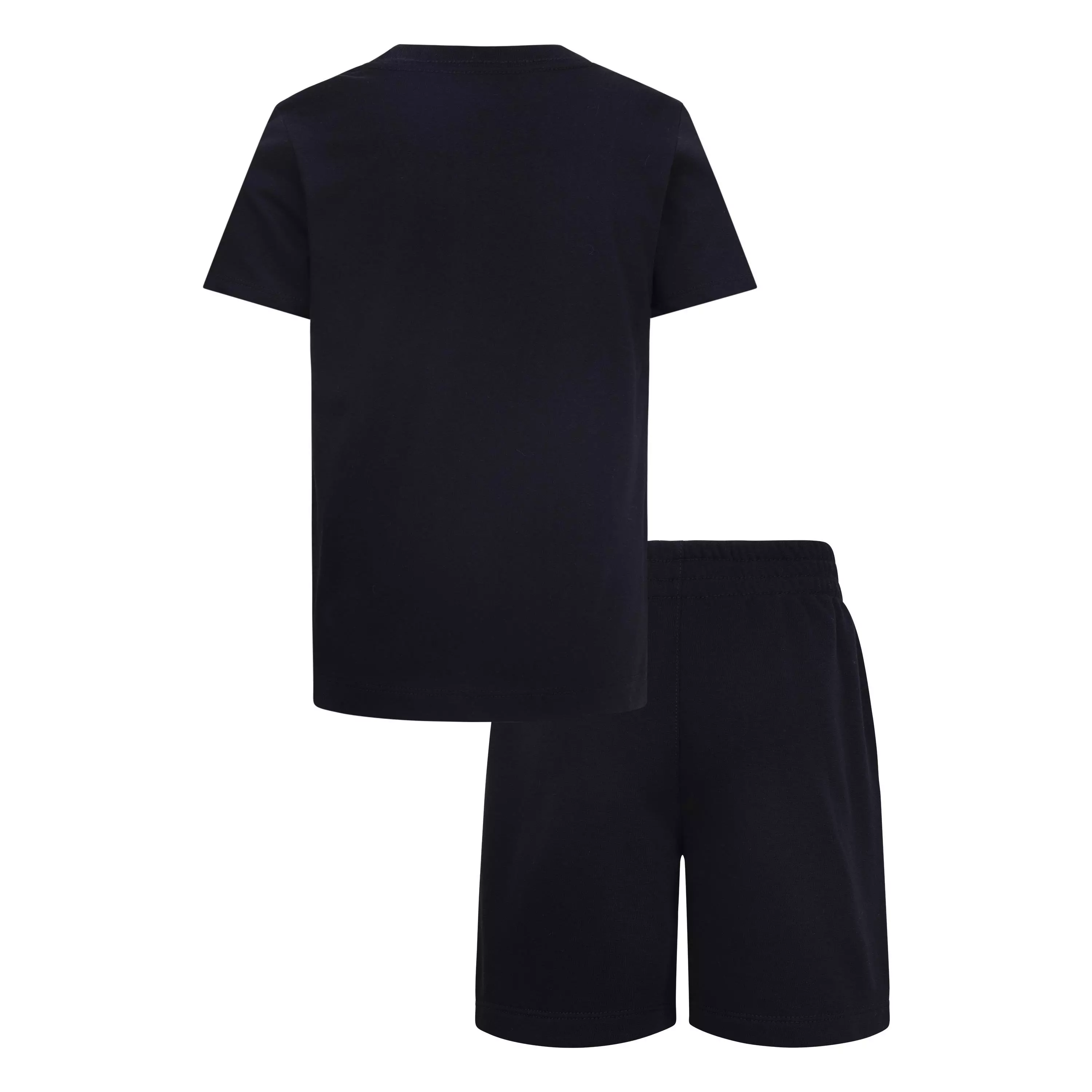 Nike Little Boys' Club LBR Knit Short Set - BLACK