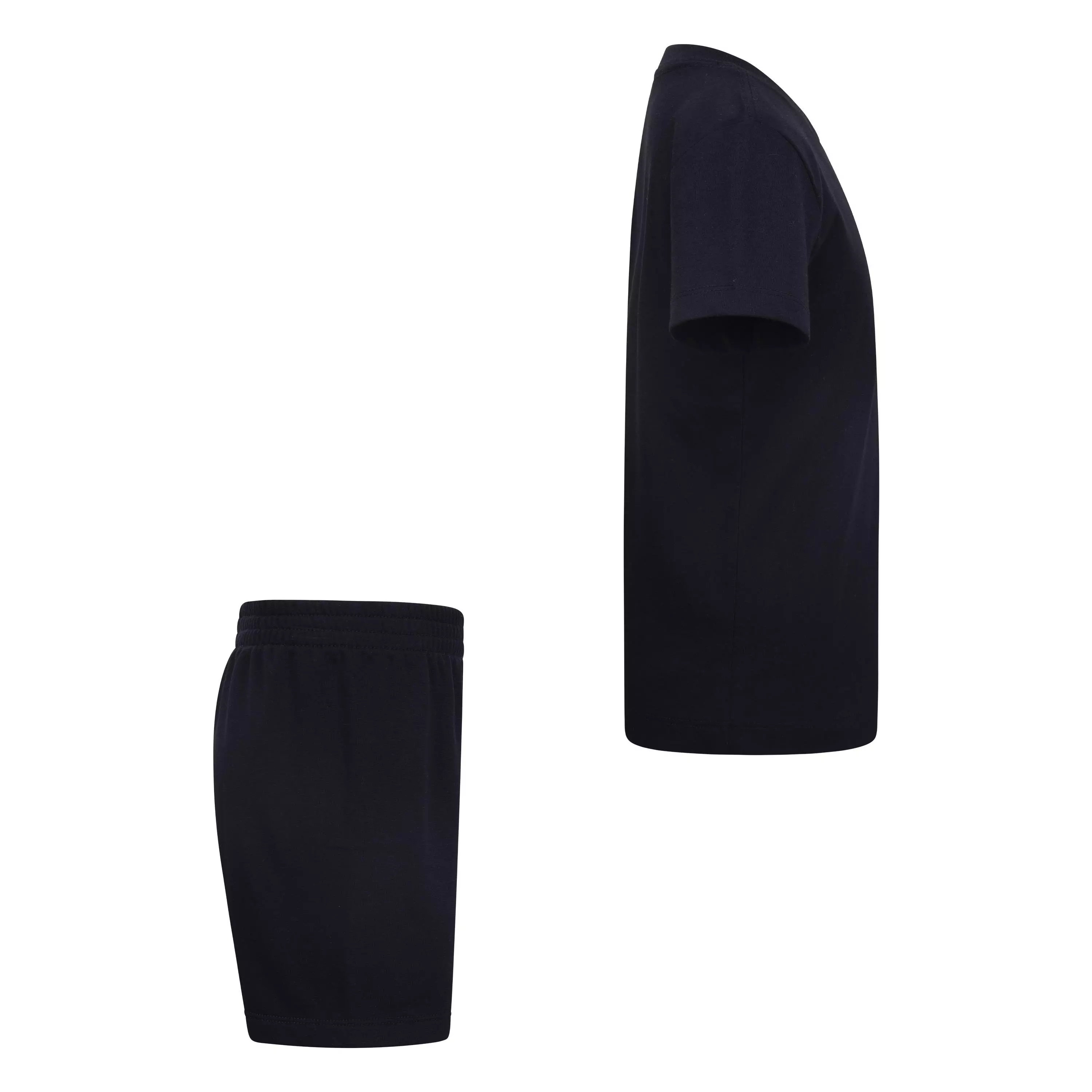 Nike Little Boys' Club LBR Knit Short Set - BLACK