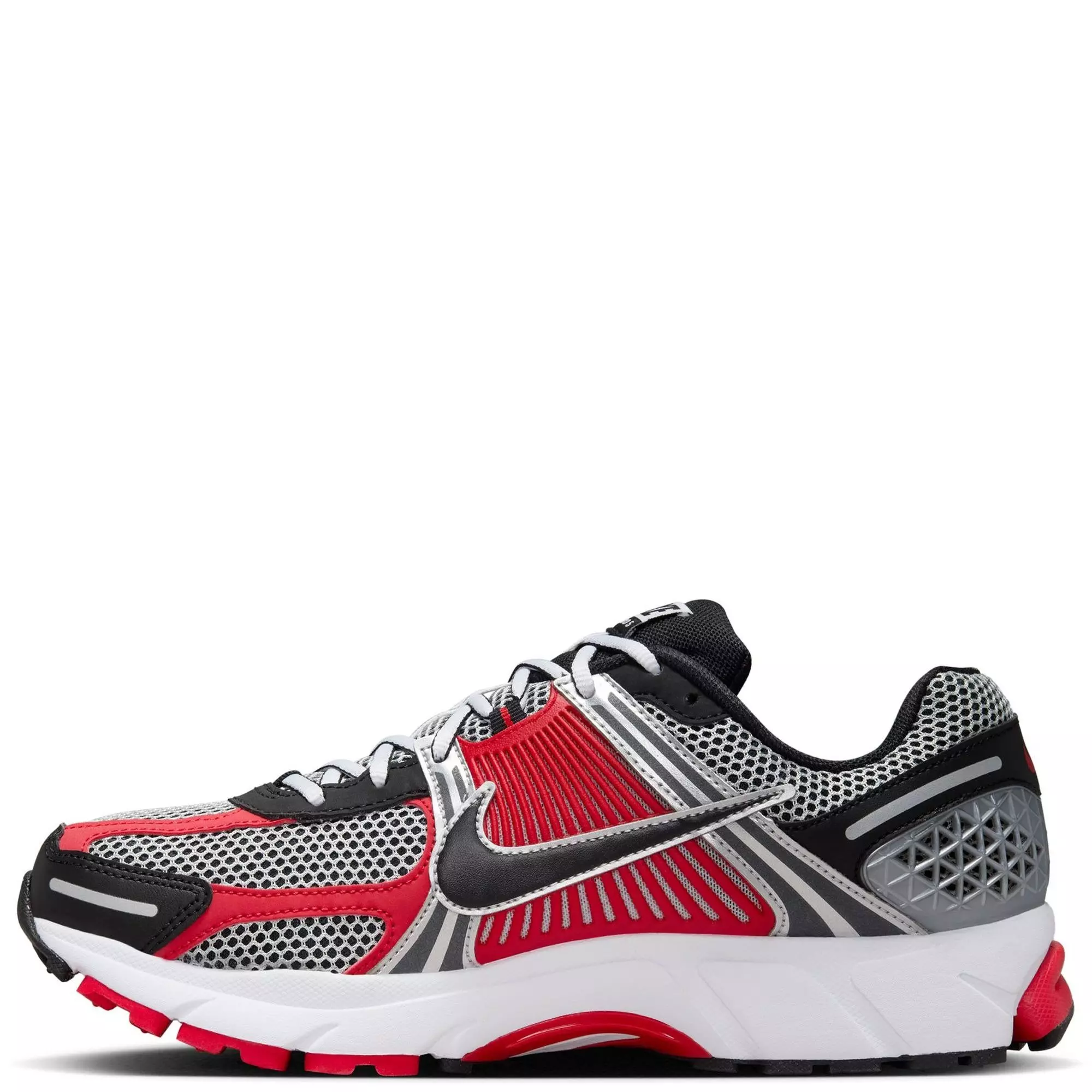 Nike Zoom Vomero 5 "Metallic Silver/University Red/White/Black" Men's Shoe - RED/BLACK/GREY