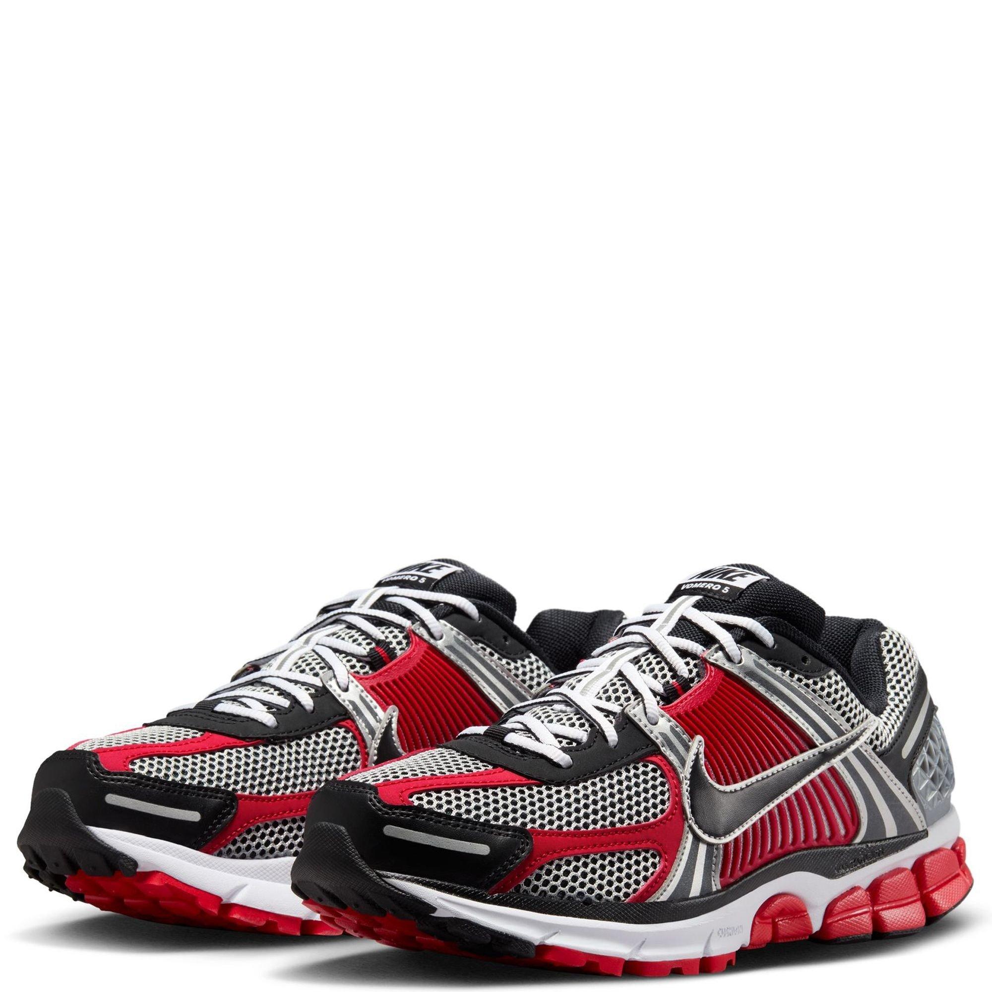 Nike Zoom Vomero 5 "Metallic Silver/University Red/White/Black" Men's Shoe - RED/BLACK/GREY Thumbnail View 4