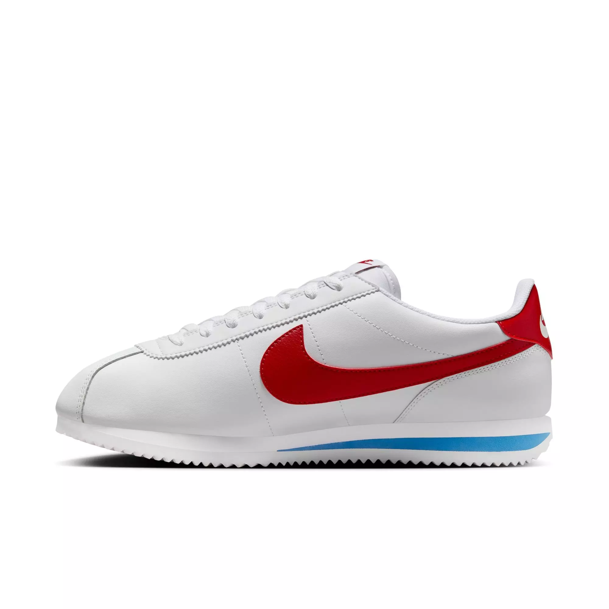 Nike Cortez "Forrest Gump" Men's Shoe - WHITE/VARSITY RED/VARSITY BLUE