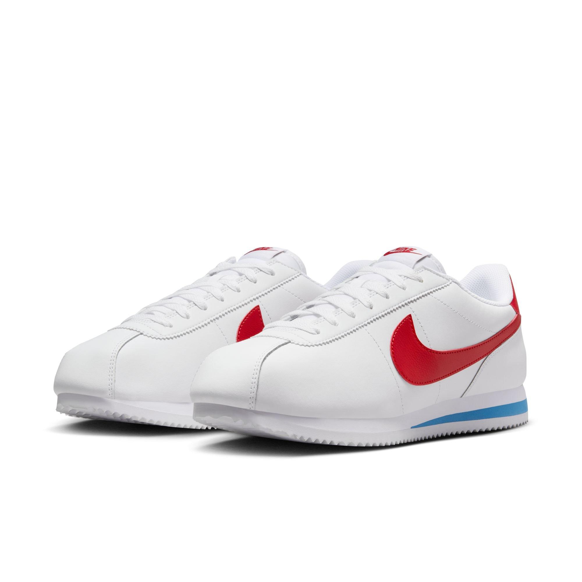Nike Cortez "Forrest Gump" Men's Shoe - WHITE/VARSITY RED/VARSITY BLUE Thumbnail View 3