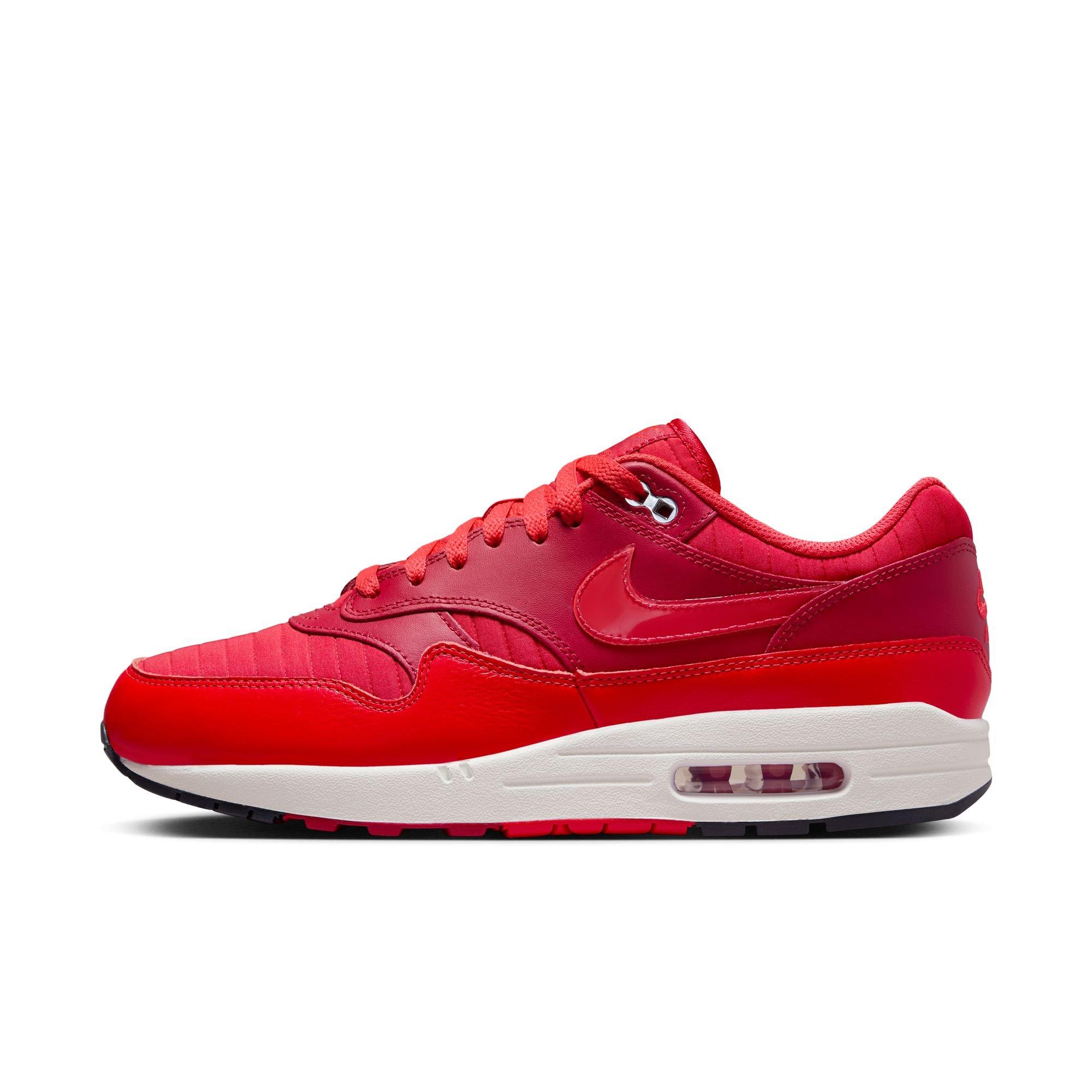 Nike Air Max 1 "Gym Red/Sail/University Red/Lt Crimson" Men's Shoe - RED/TAN Thumbnail View 3