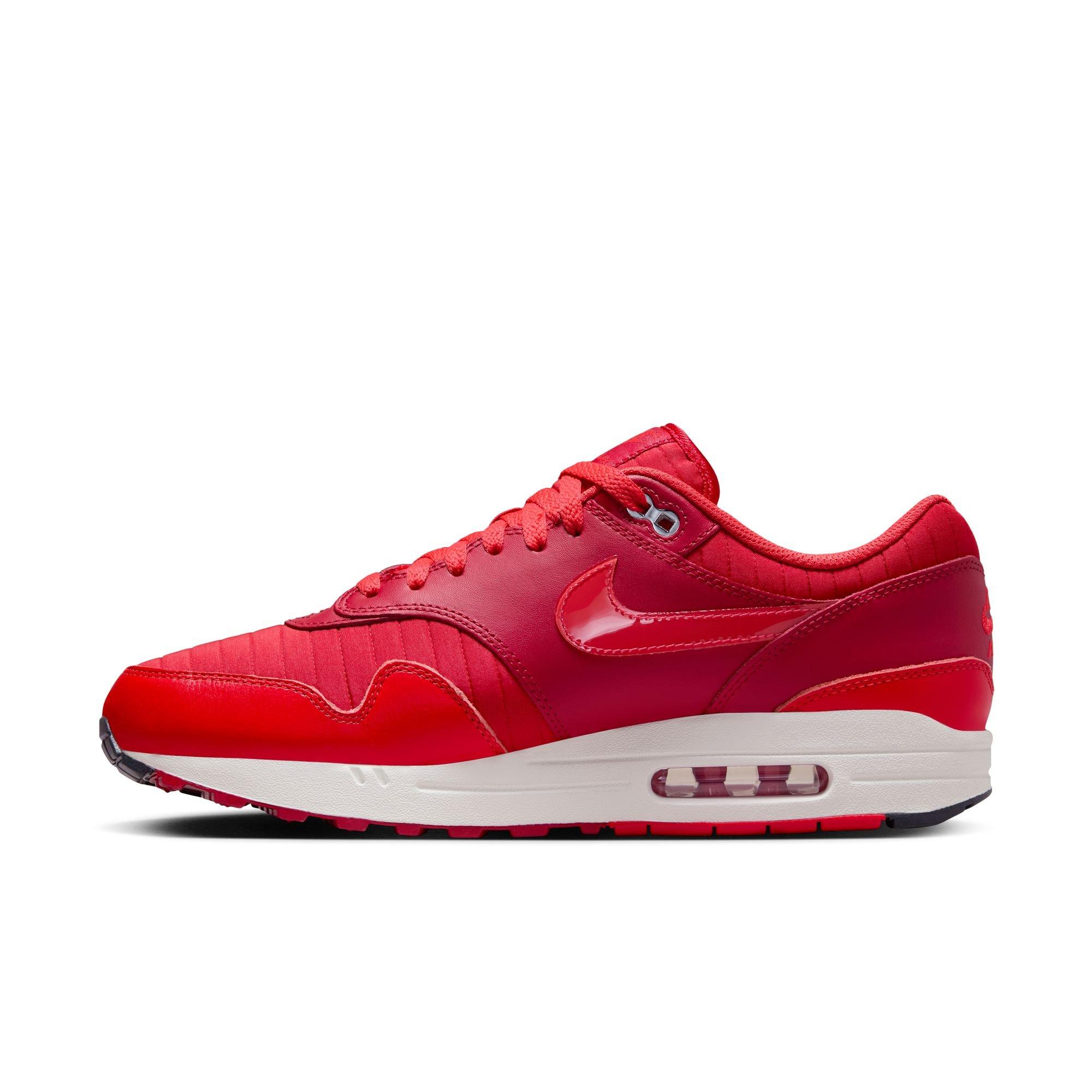 Nike Air Max 1 "Gym Red/Sail/University Red/Lt Crimson" Men's Shoe - RED/TAN Thumbnail View 4