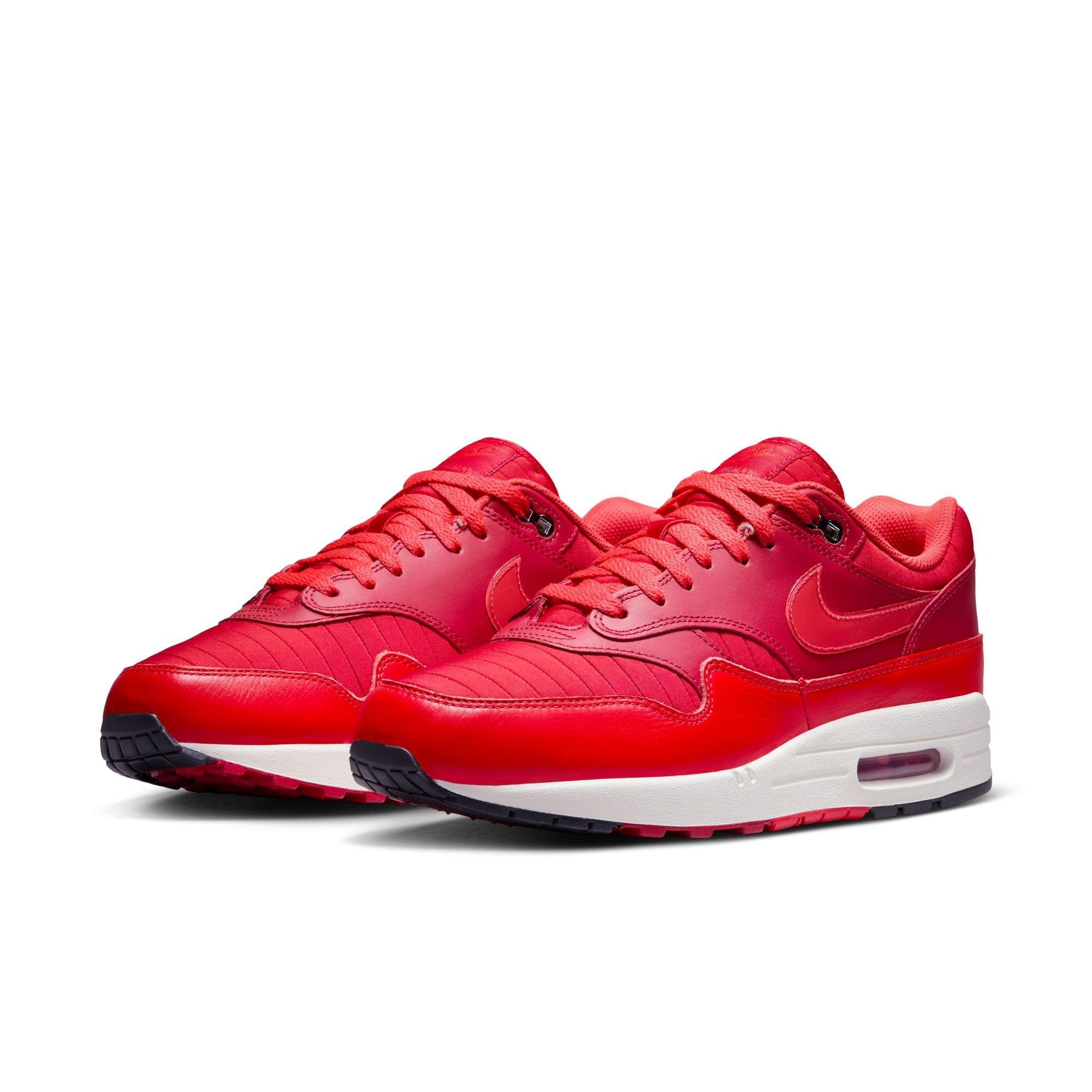 Nike Air Max 1 "Gym Red/Sail/University Red/Lt Crimson" Men's Shoe - RED/TAN Thumbnail View 5