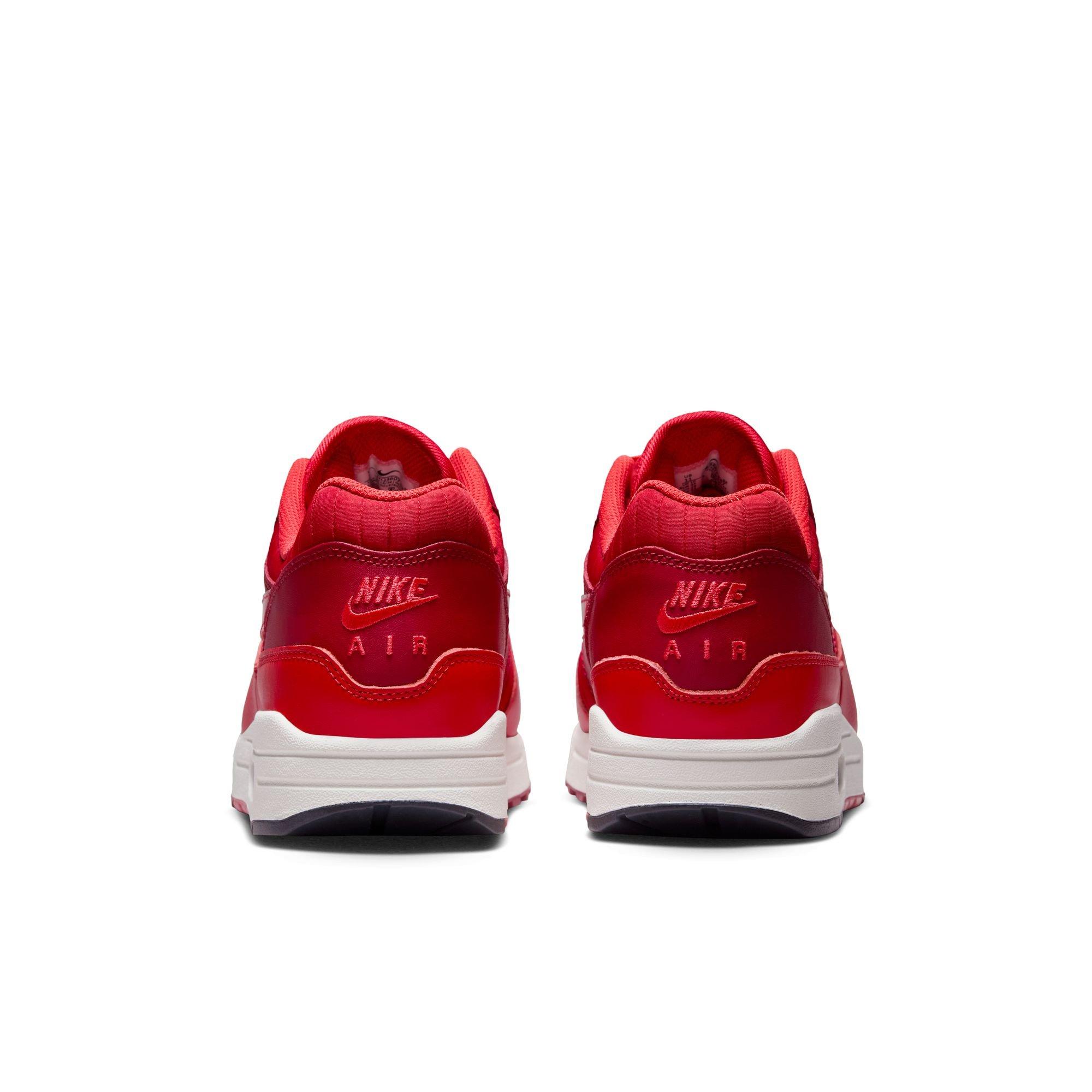 Nike Air Max 1 "Gym Red/Sail/University Red/Lt Crimson" Men's Shoe - RED/TAN Thumbnail View 7
