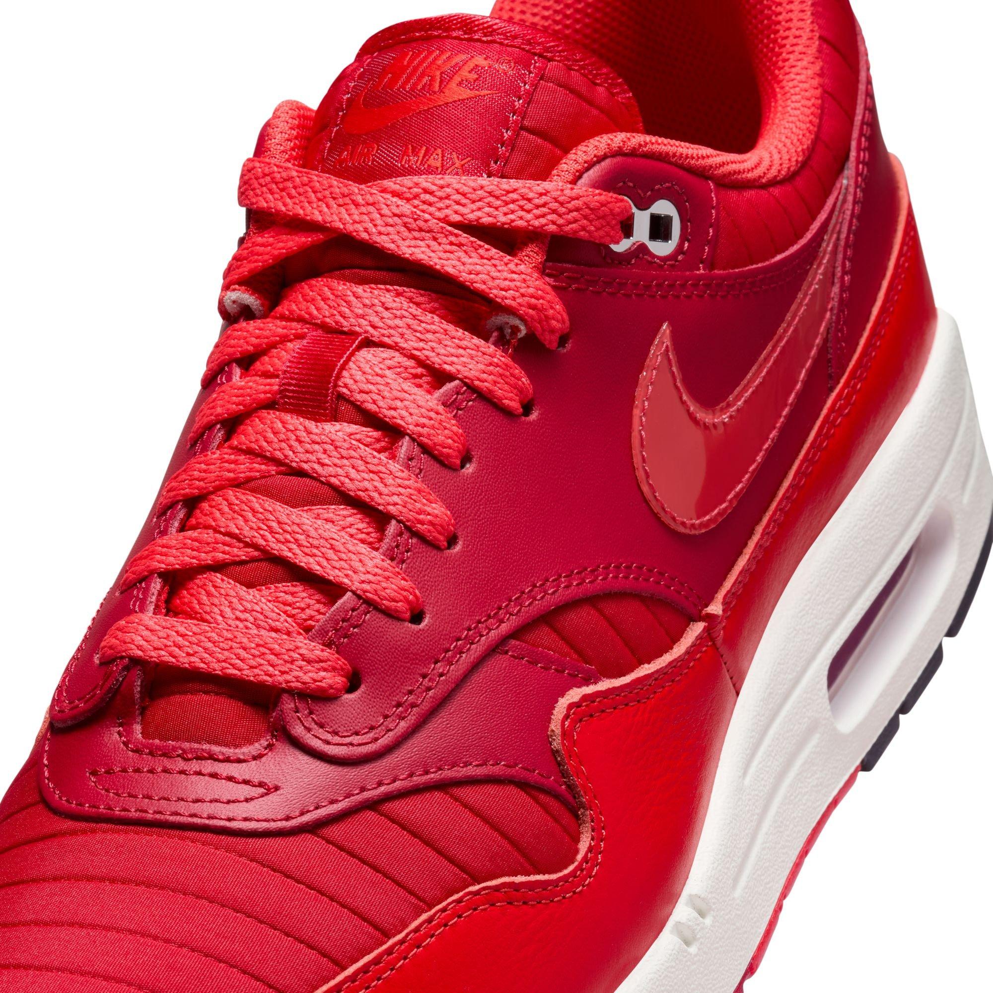 Nike Air Max 1 "Gym Red/Sail/University Red/Lt Crimson" Men's Shoe - RED/TAN Thumbnail View 9