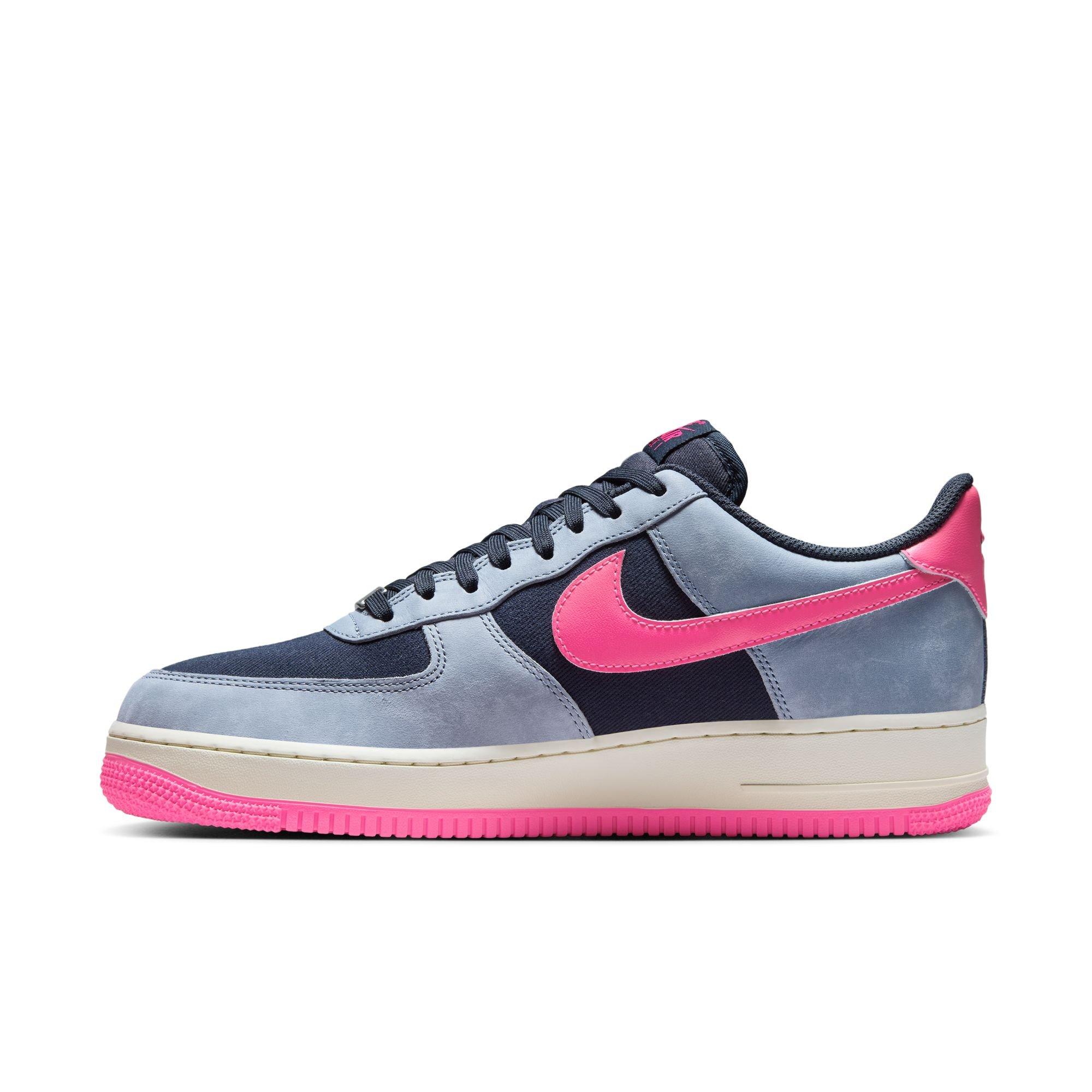 Nike Air Force 1 '07 LX "Dark Obsidian/Pink Blast/Ashen Slate" Men's Shoe - DK BLUE Thumbnail View 4
