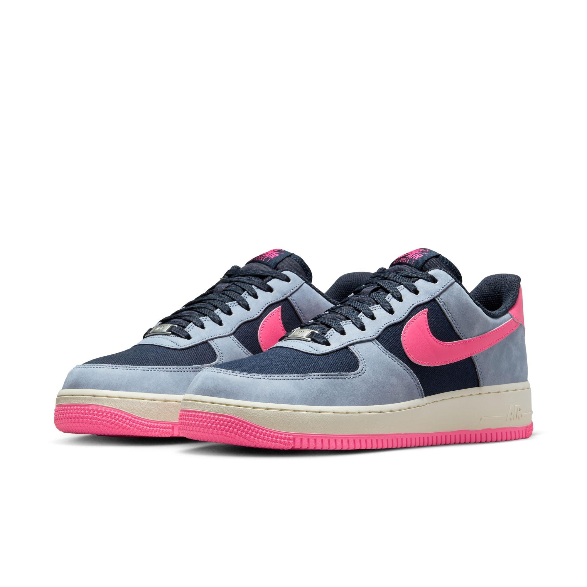 Nike Air Force 1 '07 LX "Dark Obsidian/Pink Blast/Ashen Slate" Men's Shoe - DK BLUE Thumbnail View 5