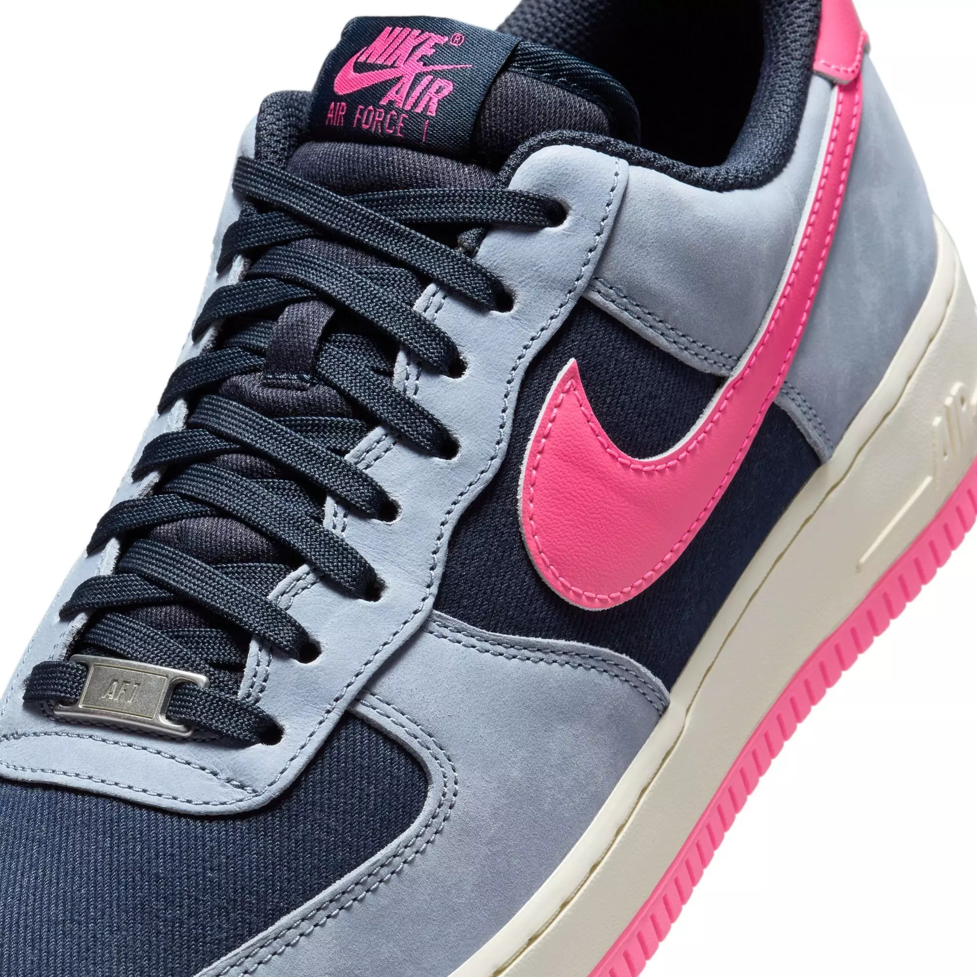 Nike Air Force 1 '07 LX "Dark Obsidian/Pink Blast/Ashen Slate" Men's Shoe - DK BLUE