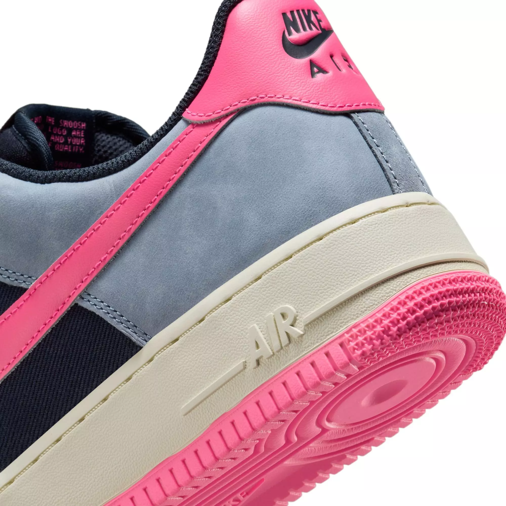 Nike Air Force 1 '07 LX "Dark Obsidian/Pink Blast/Ashen Slate" Men's Shoe - DK BLUE