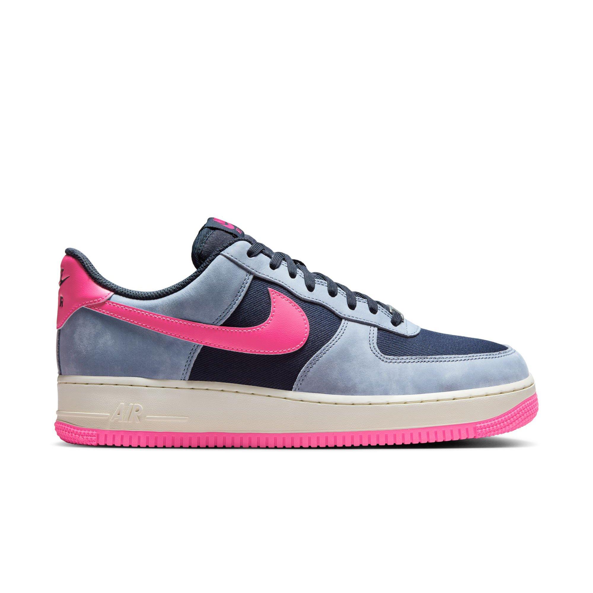 Nike Air Force 1 '07 LX "Dark Obsidian/Pink Blast/Ashen Slate" Men's Shoe - DK BLUE