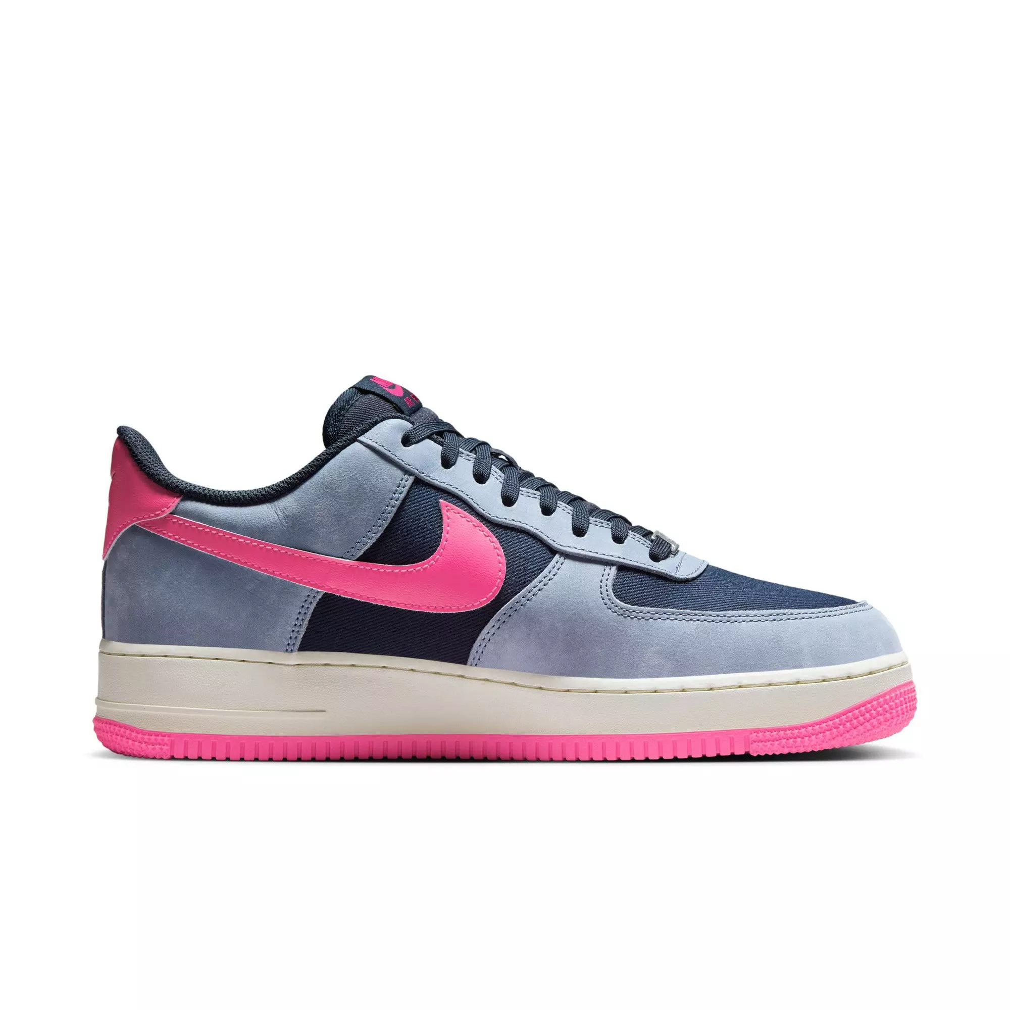 Nike Air Force 1 '07 LX "Dark Obsidian/Pink Blast/Ashen Slate" Men's Shoe - DK BLUE