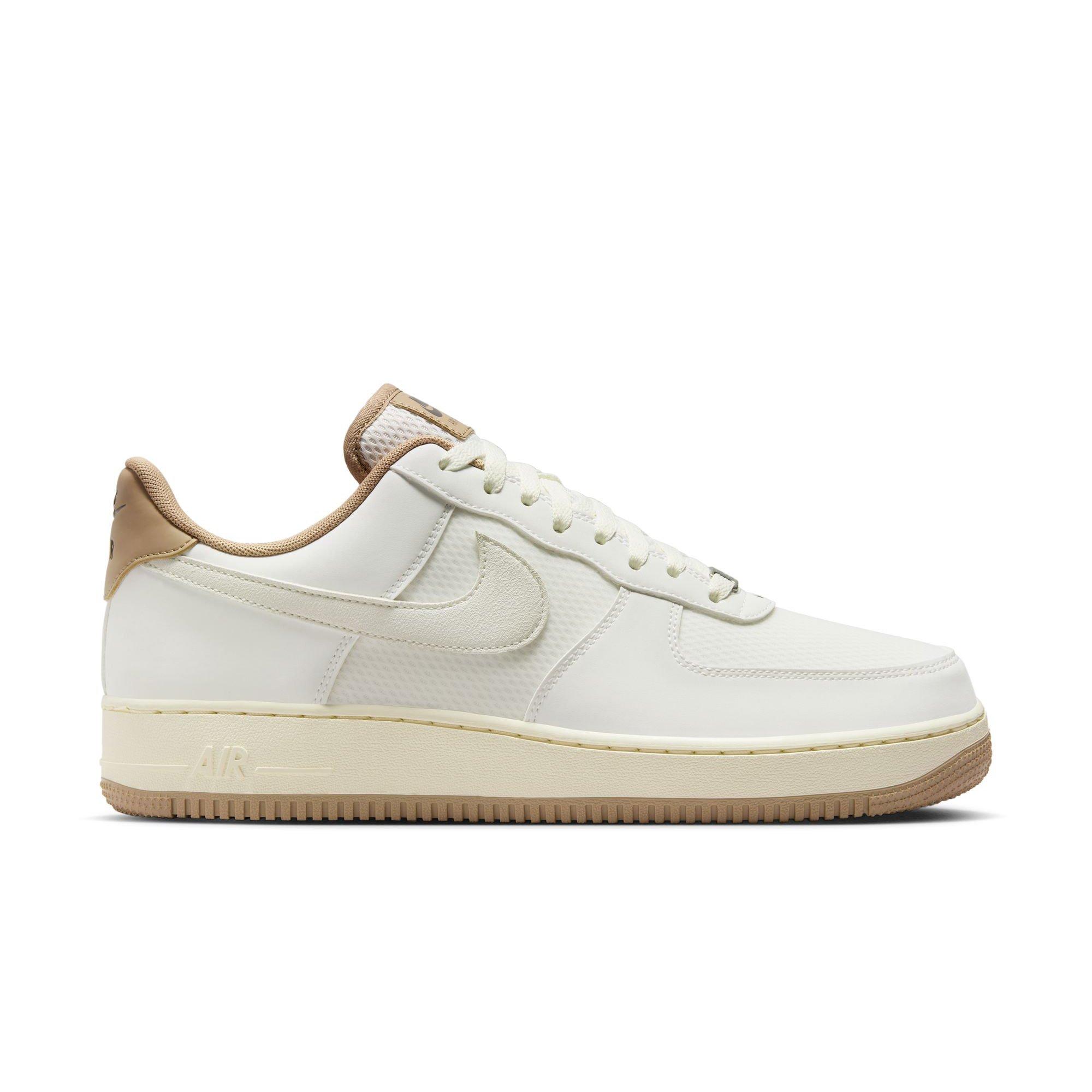 Nike Air Force 1 '07 LV8 "Summit White/Khaki" Men's Shoe - WHITE