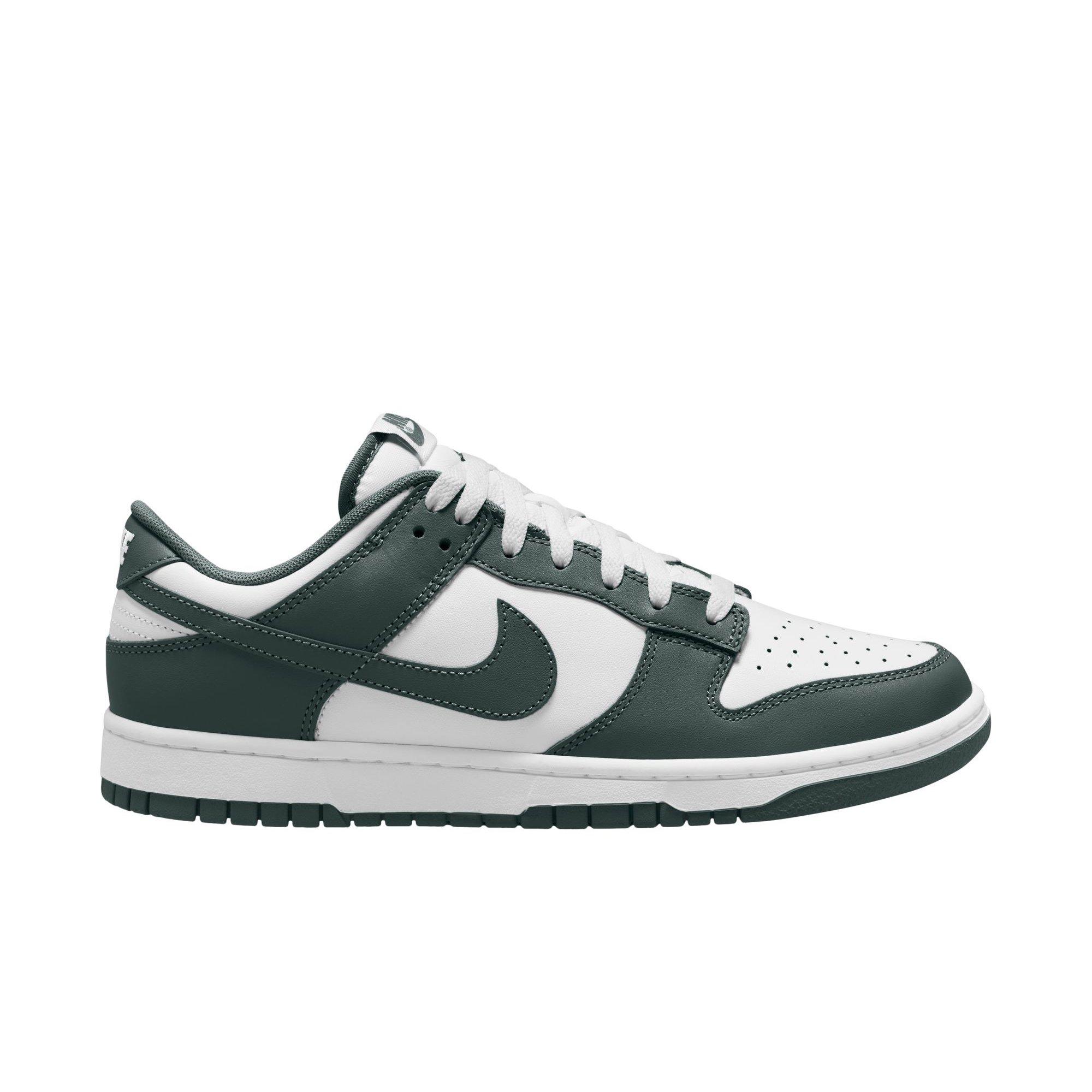 Nike Dunk Low Retro "White/Vintage Green" Men's Shoe - WHITE/GREEN Thumbnail View 1