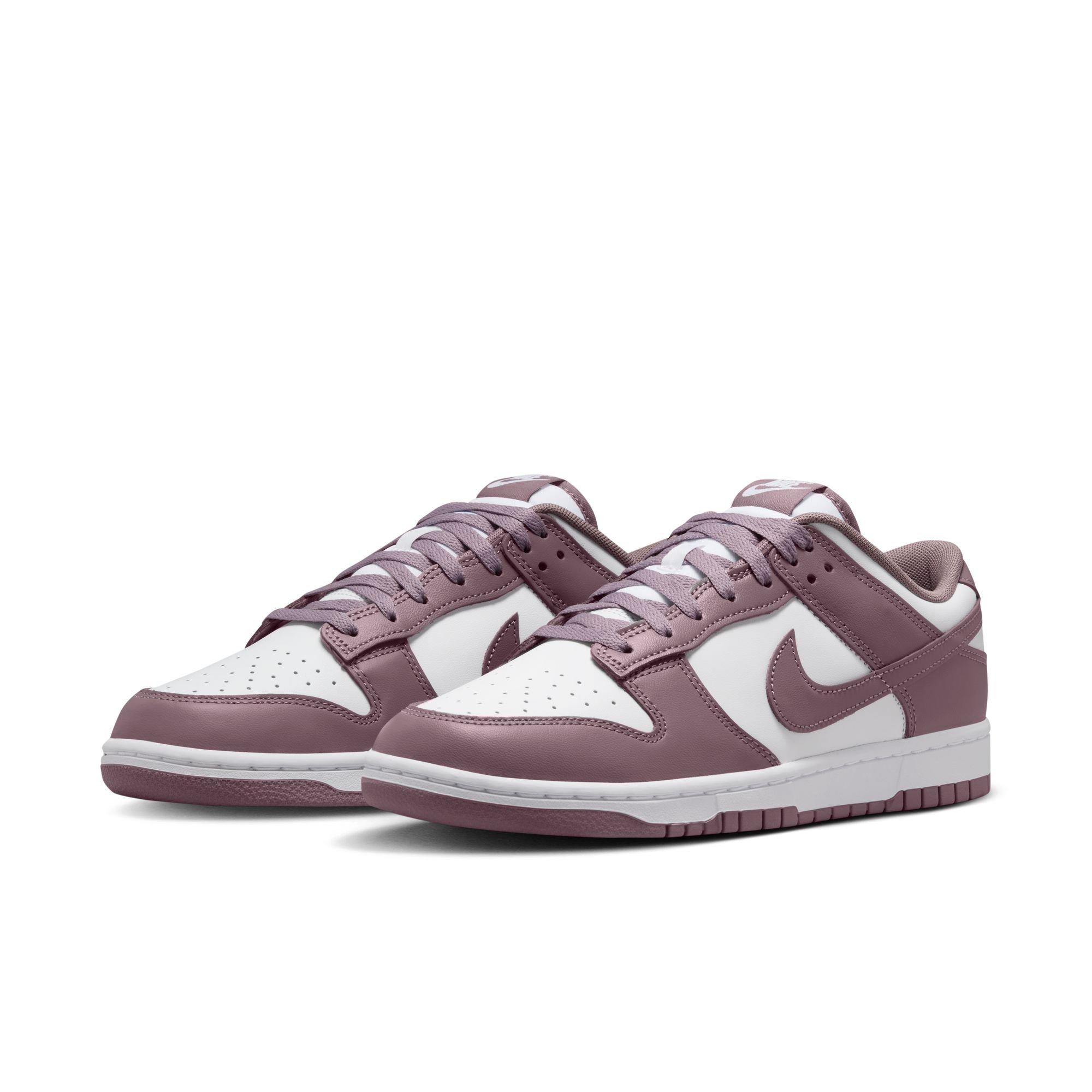 Nike Dunk Low Retro "White/Taupe Grey" Men's Shoe - WHITE/TAN Thumbnail View 5