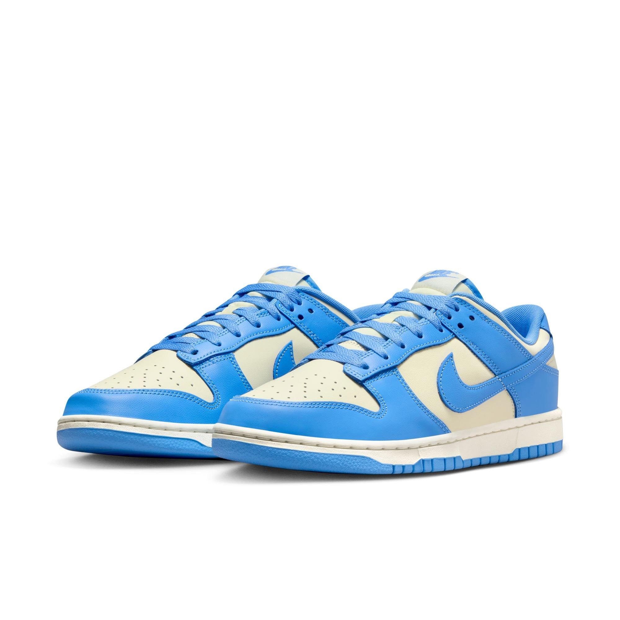 Nike Dunk Low Retro "Coconut Milk/University Blue/Gym Red" Men's Shoe - CREAM Thumbnail View 5