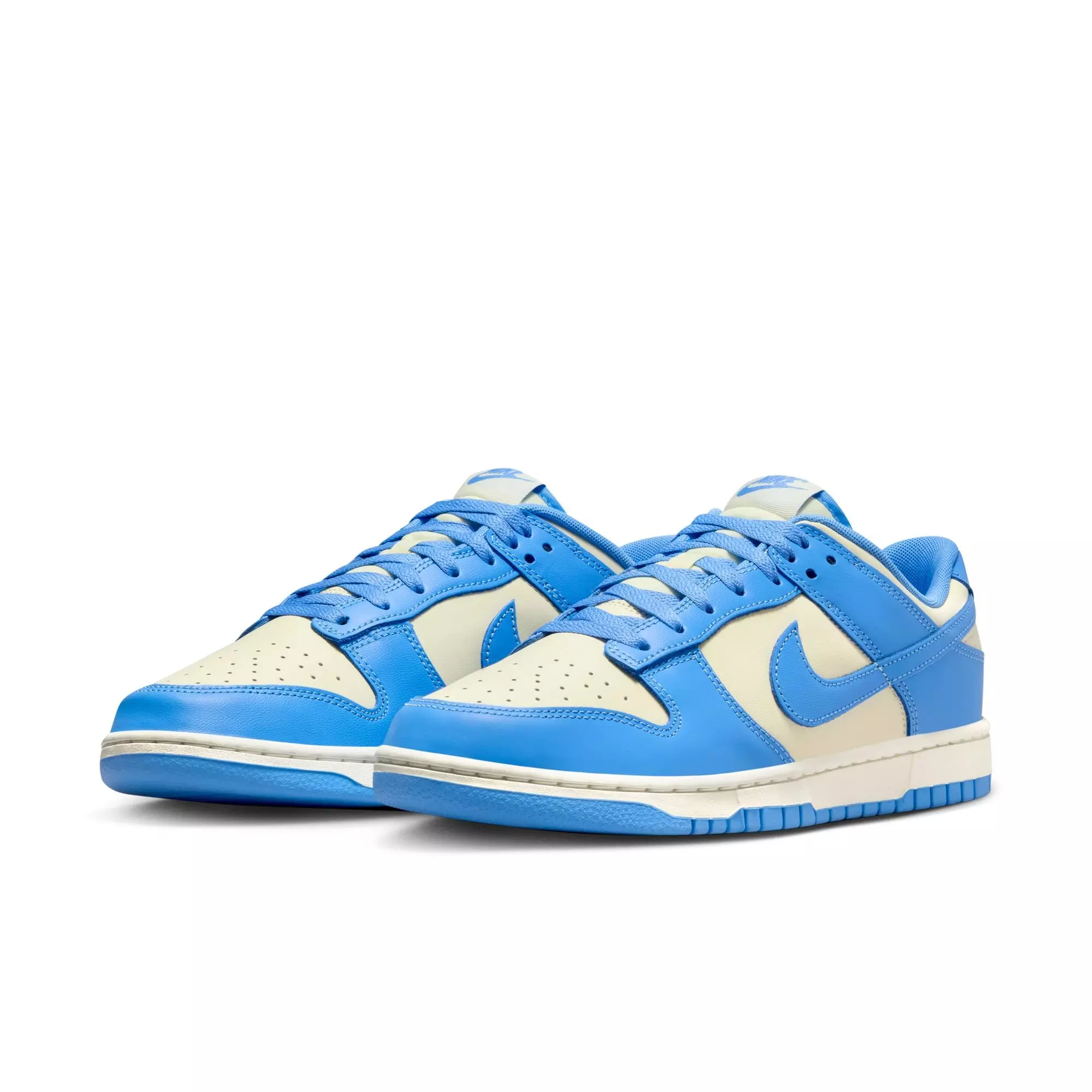 Nike Dunk Low Retro "Coconut Milk/University Blue/Gym Red" Men's Shoe - CREAM
