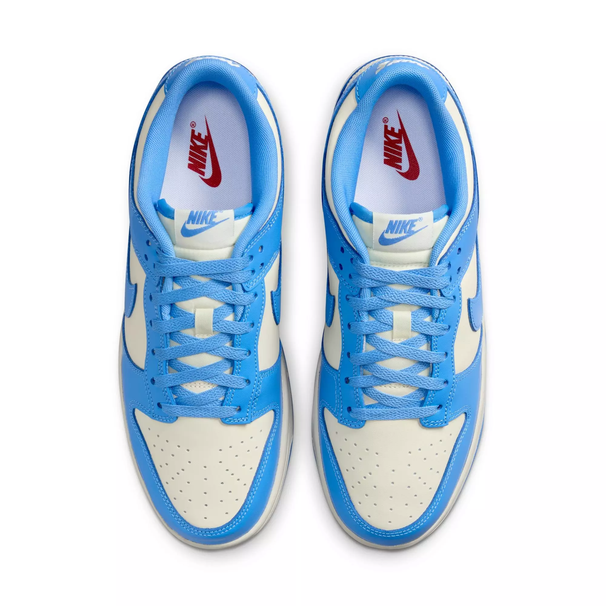 Nike Dunk Low Retro "Coconut Milk/University Blue/Gym Red" Men's Shoe - CREAM