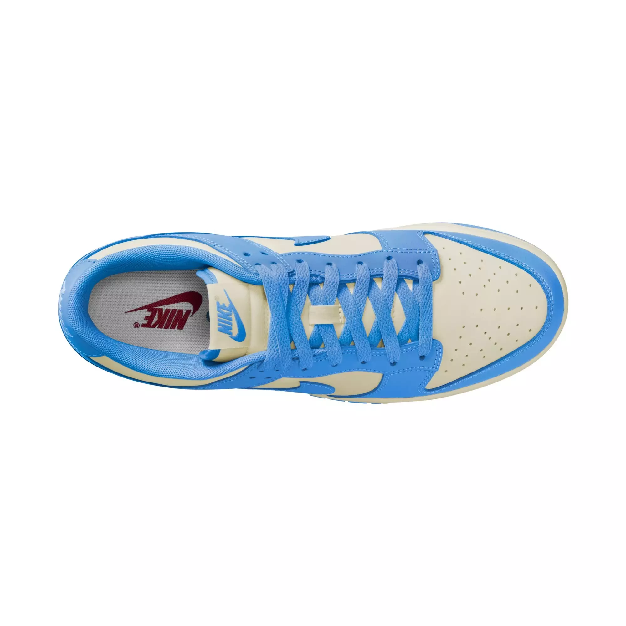 Nike Dunk Low Retro "Coconut Milk/University Blue/Gym Red" Men's Shoe - CREAM