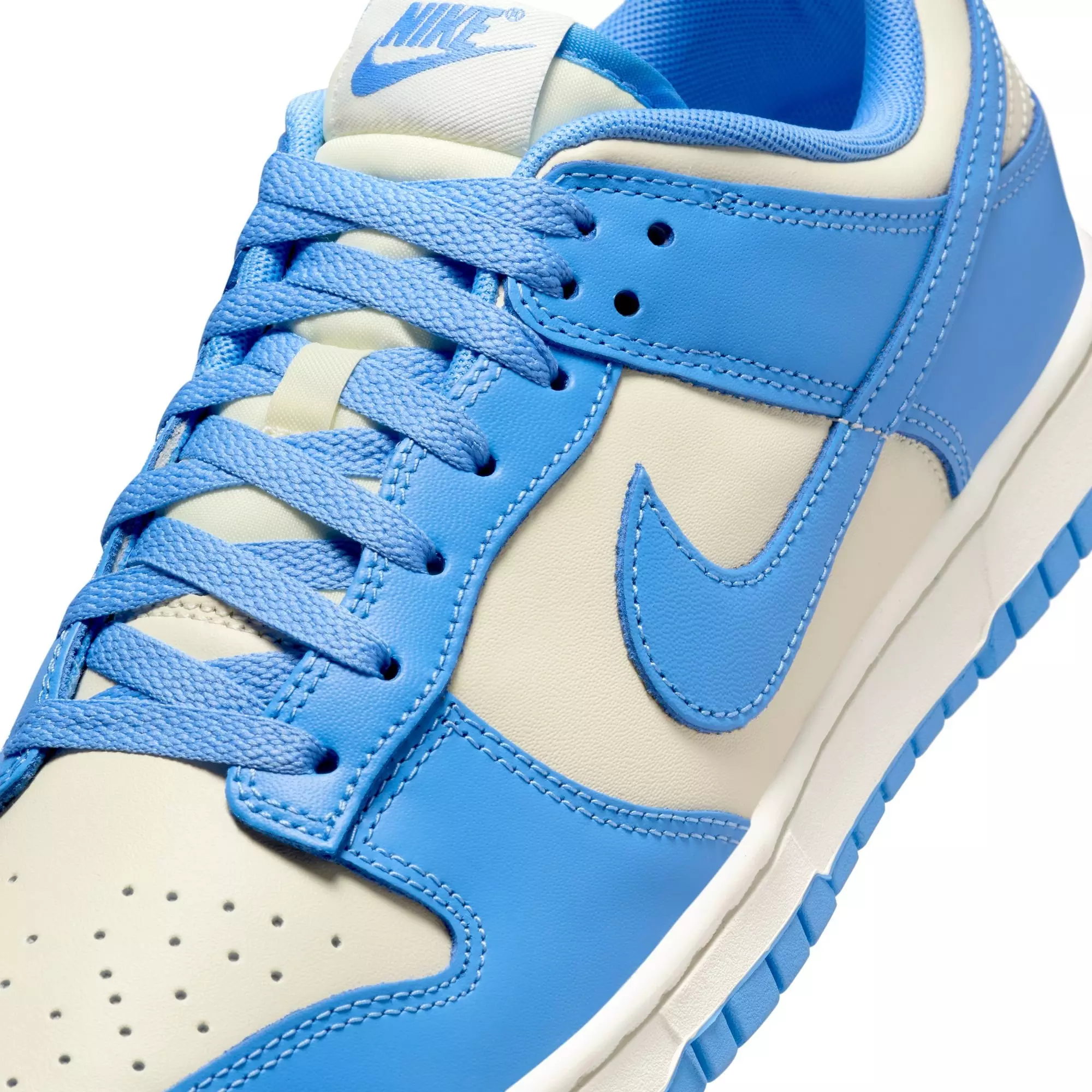 Nike Dunk Low Retro "Coconut Milk/University Blue/Gym Red" Men's Shoe - CREAM