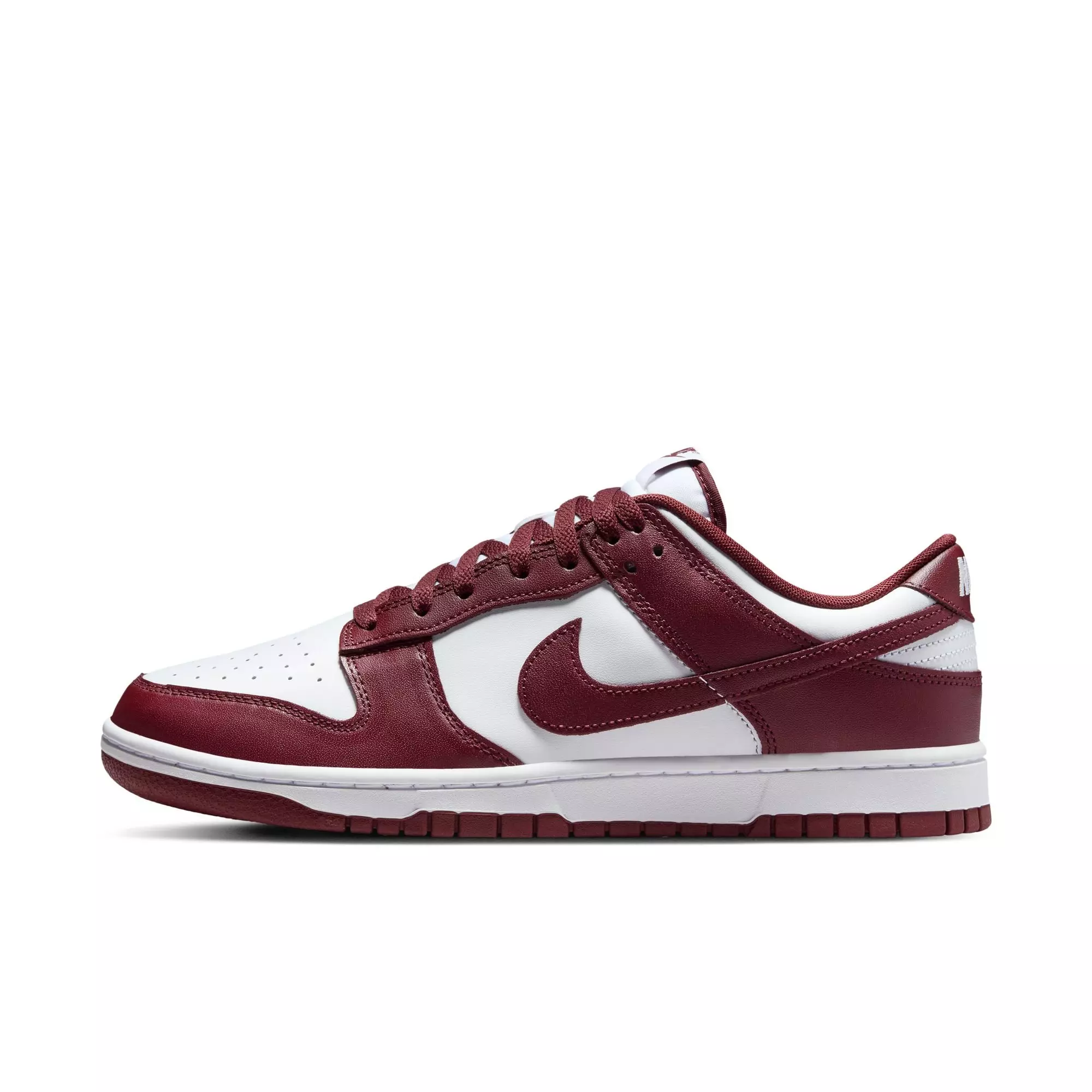Nike Dunk Low Retro "White/Redwood/Gym Red" Men's Shoe - WHITE/RED