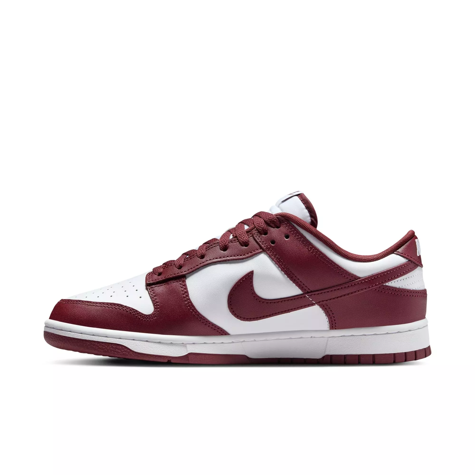 Nike Dunk Low Retro "White/Redwood/Gym Red" Men's Shoe - WHITE/RED