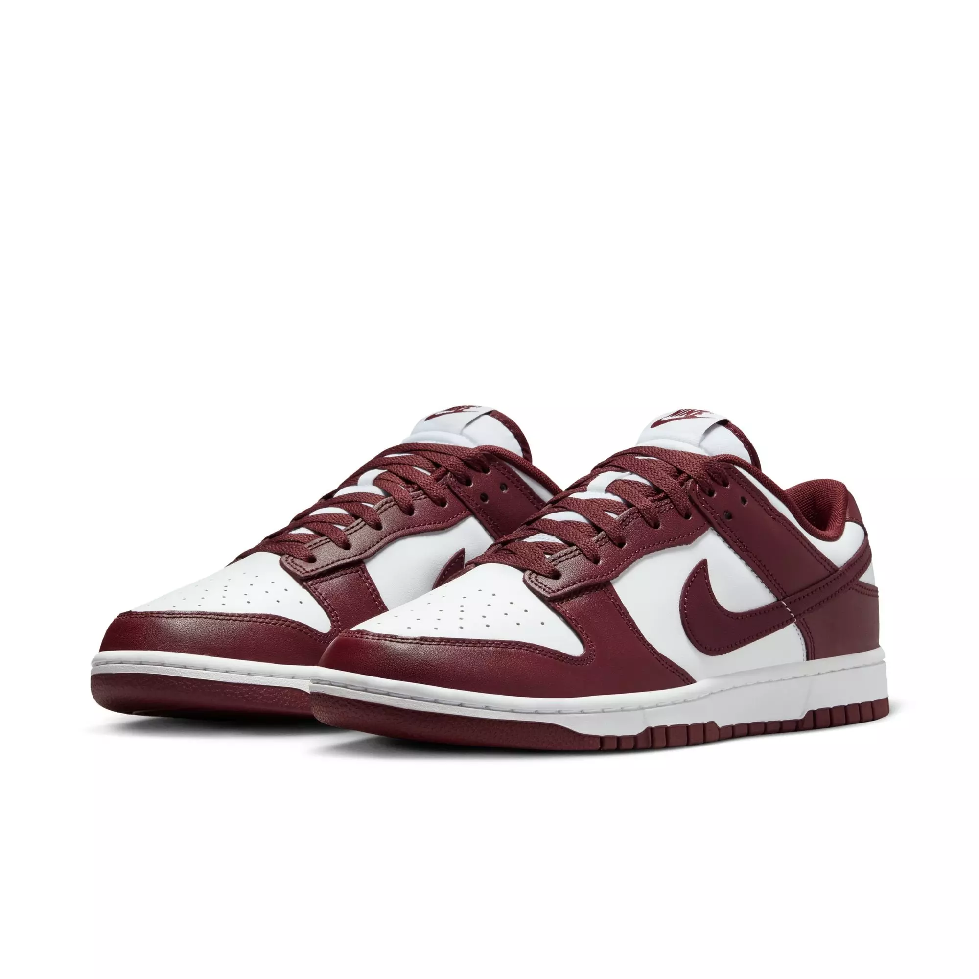 Nike Dunk Low Retro "White/Redwood/Gym Red" Men's Shoe - WHITE/RED