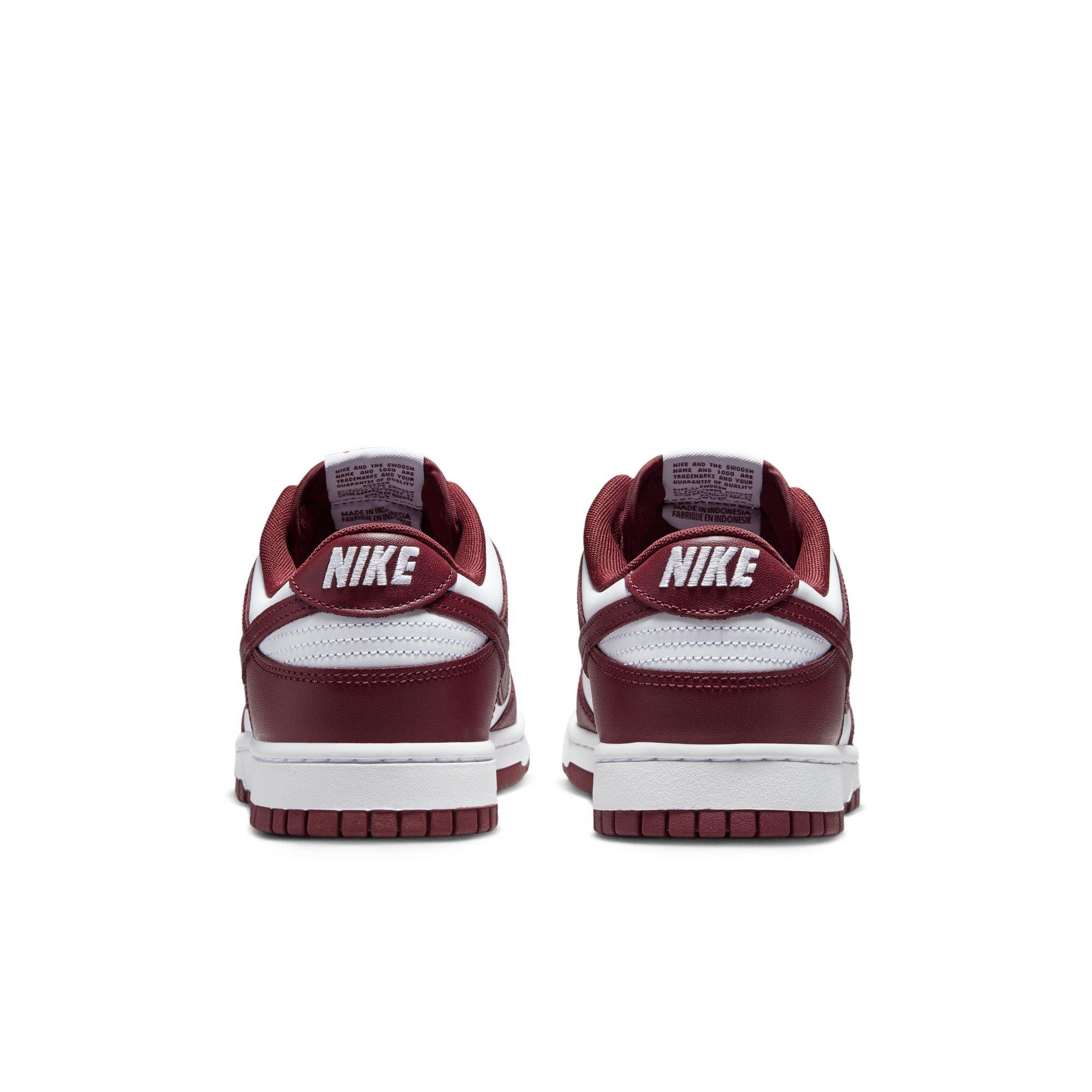 Nike Dunk Low Retro Men's "White/Redwood/Gym Red" Shoe