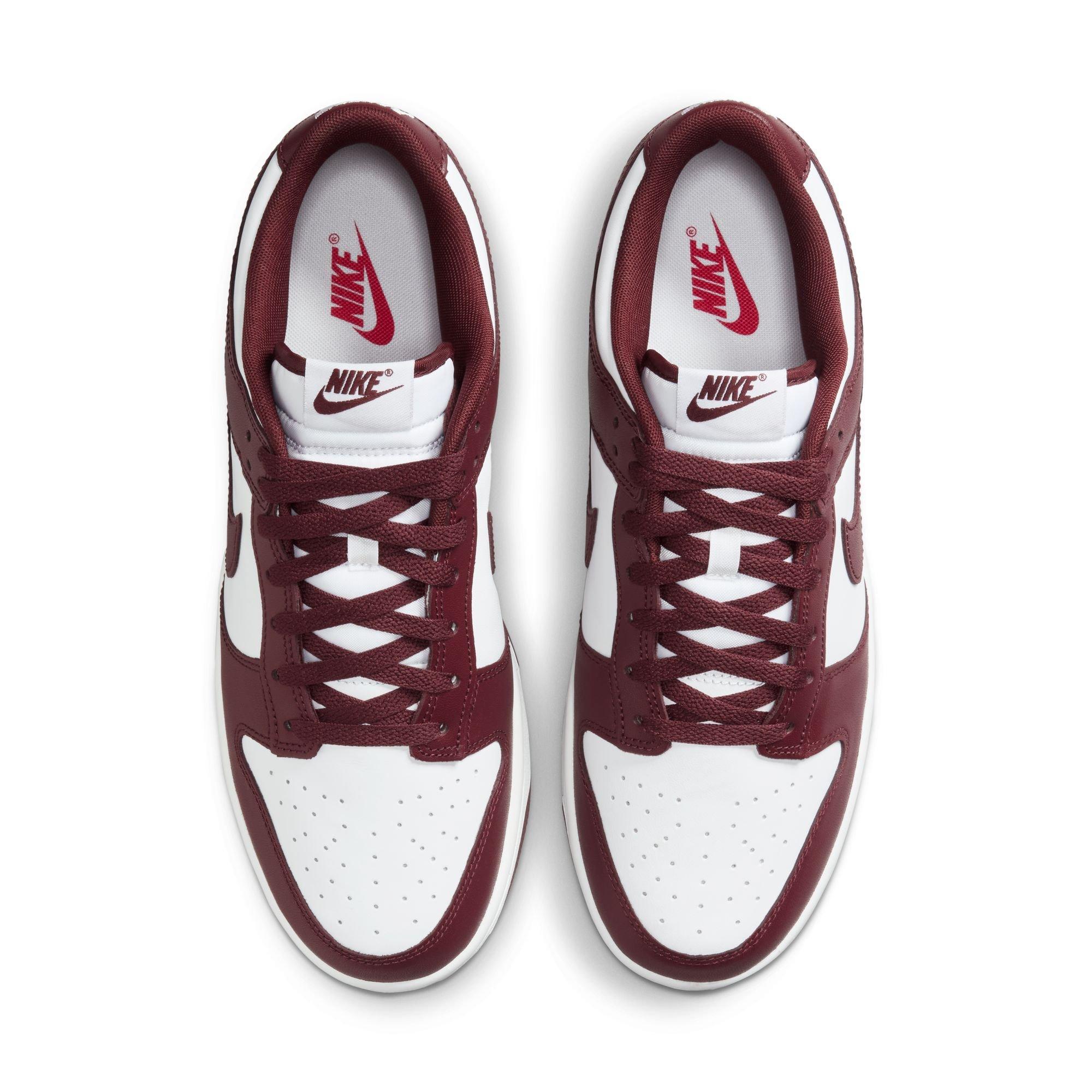 Nike Dunk Low Retro Men's "White/Redwood/Gym Red" Shoe