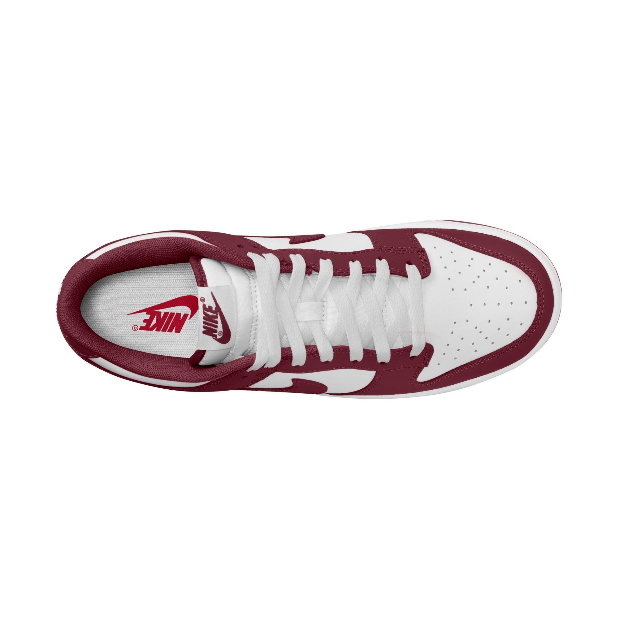 Nike Dunk Low Retro Men's "White/Redwood/Gym Red" Shoe