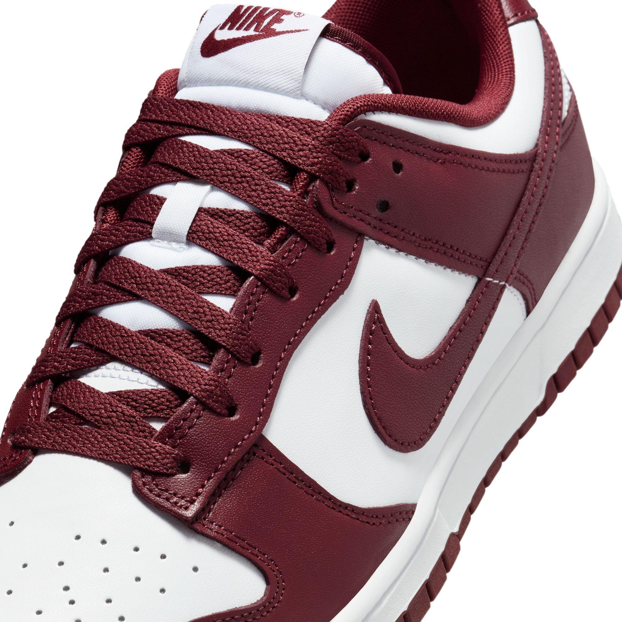 Nike Dunk Low Retro Men's "White/Redwood/Gym Red" Shoe