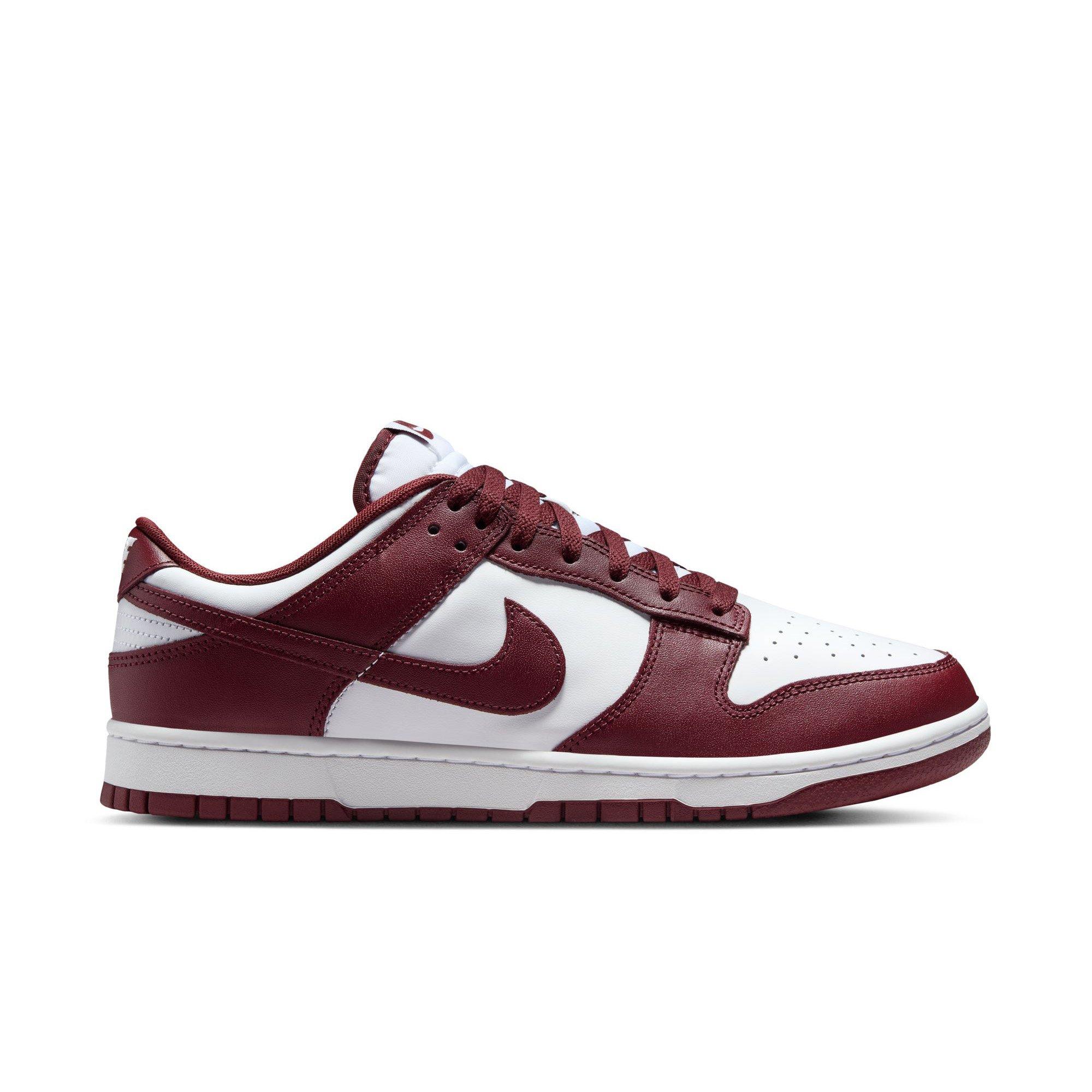 Nike Dunk Low Retro Men's "White/Redwood/Gym Red" Shoe