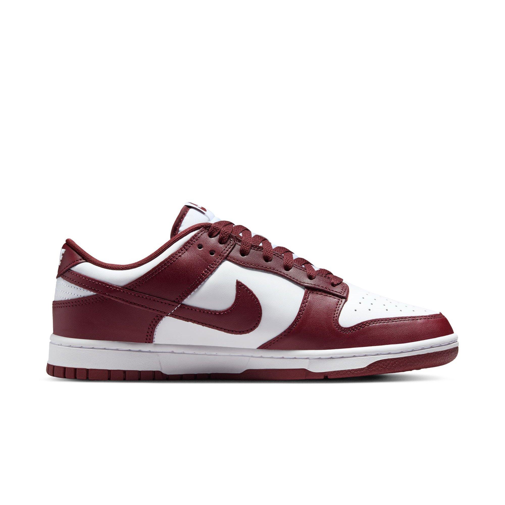 Nike Dunk Low Retro Men's "White/Redwood/Gym Red" Shoe