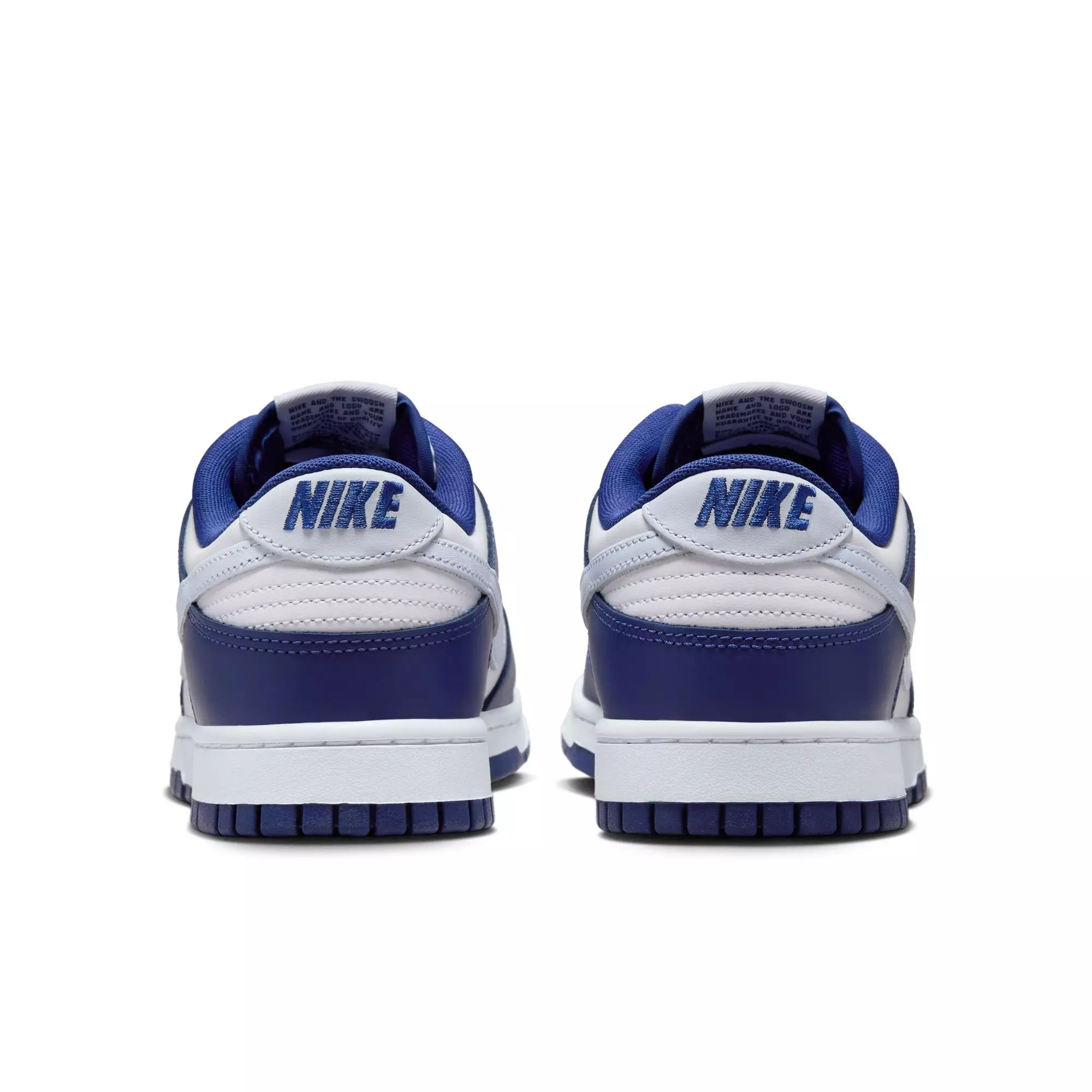 Nike Dunk Low Retro "Deep Royal Blue/Football Grey/White" Men's Shoe - WHITE/ROYAL
