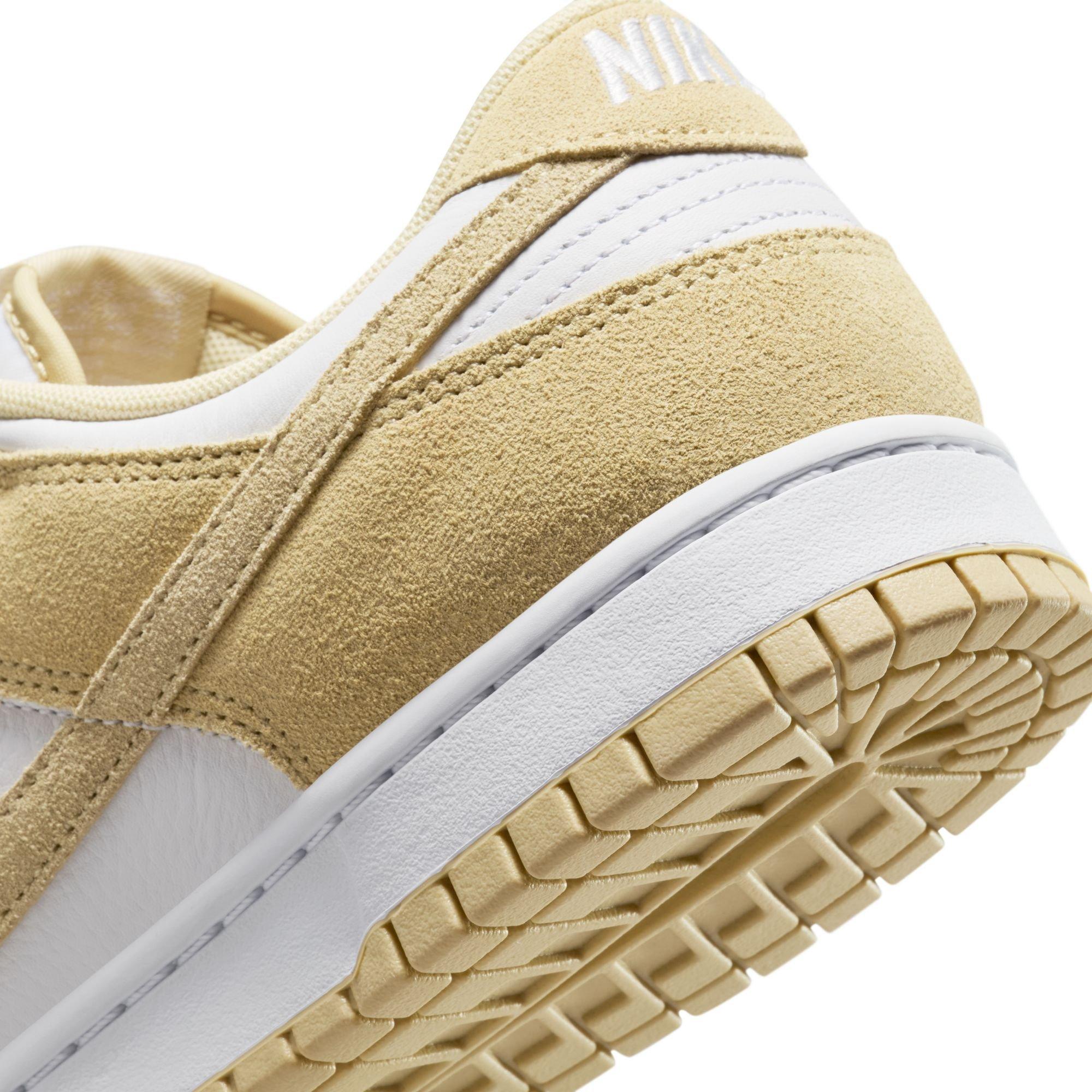 Nike Dunk Low Retro "White/Tm Gold" Men's Shoe - WHITE/GOLD Thumbnail View 12