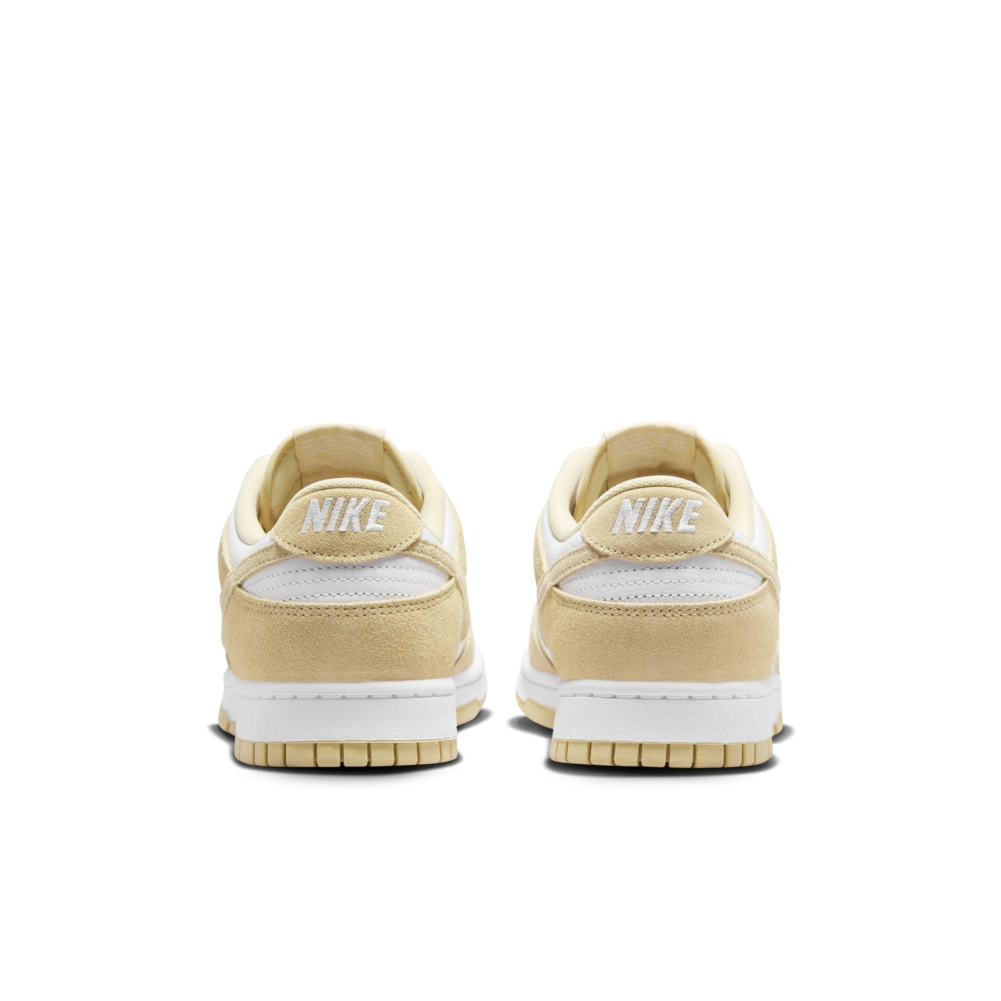 Nike Dunk Low Retro "White/Tm Gold" Men's Shoe - WHITE/GOLD Thumbnail View 6