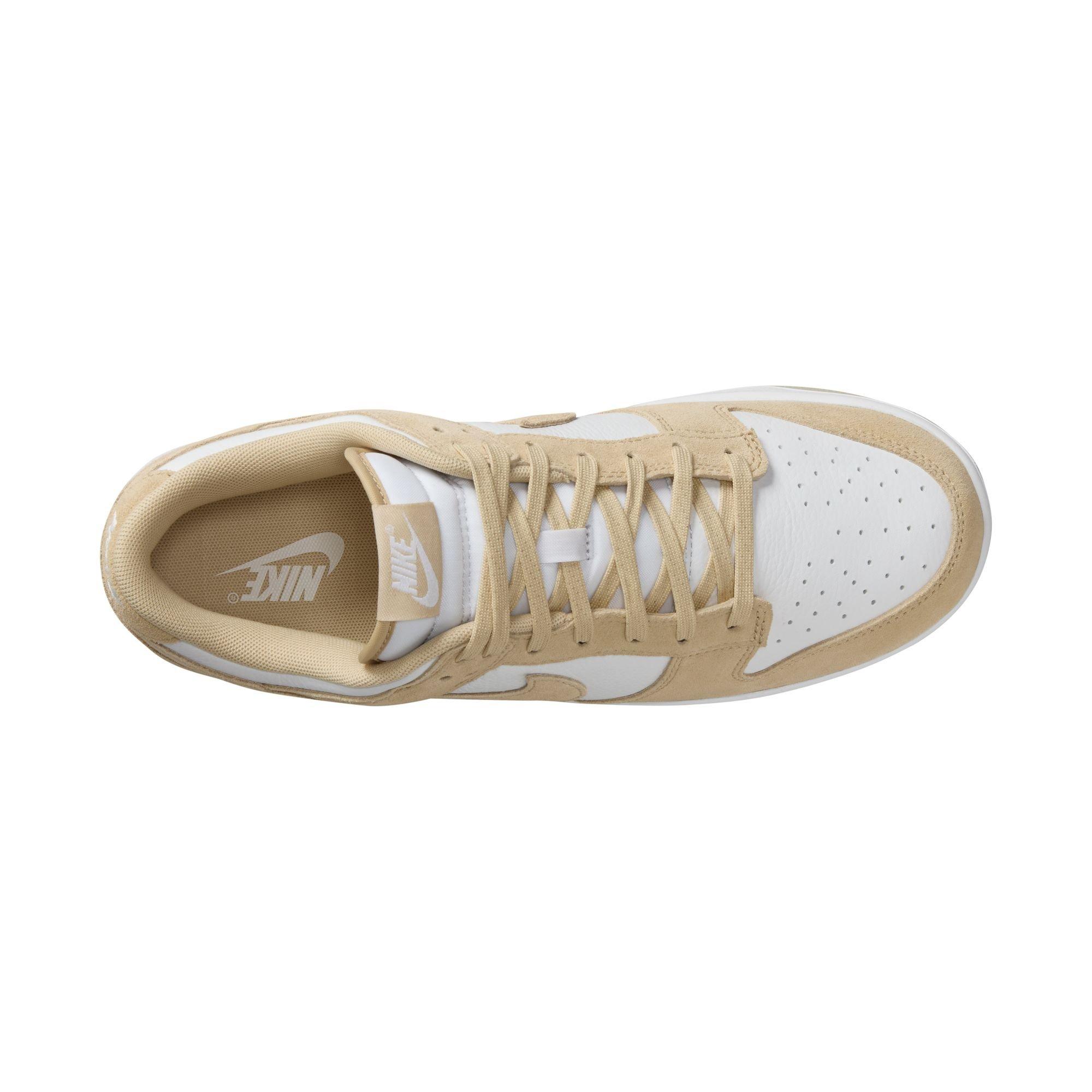 Nike Dunk Low Retro "White/Tm Gold" Men's Shoe - WHITE/GOLD Thumbnail View 7