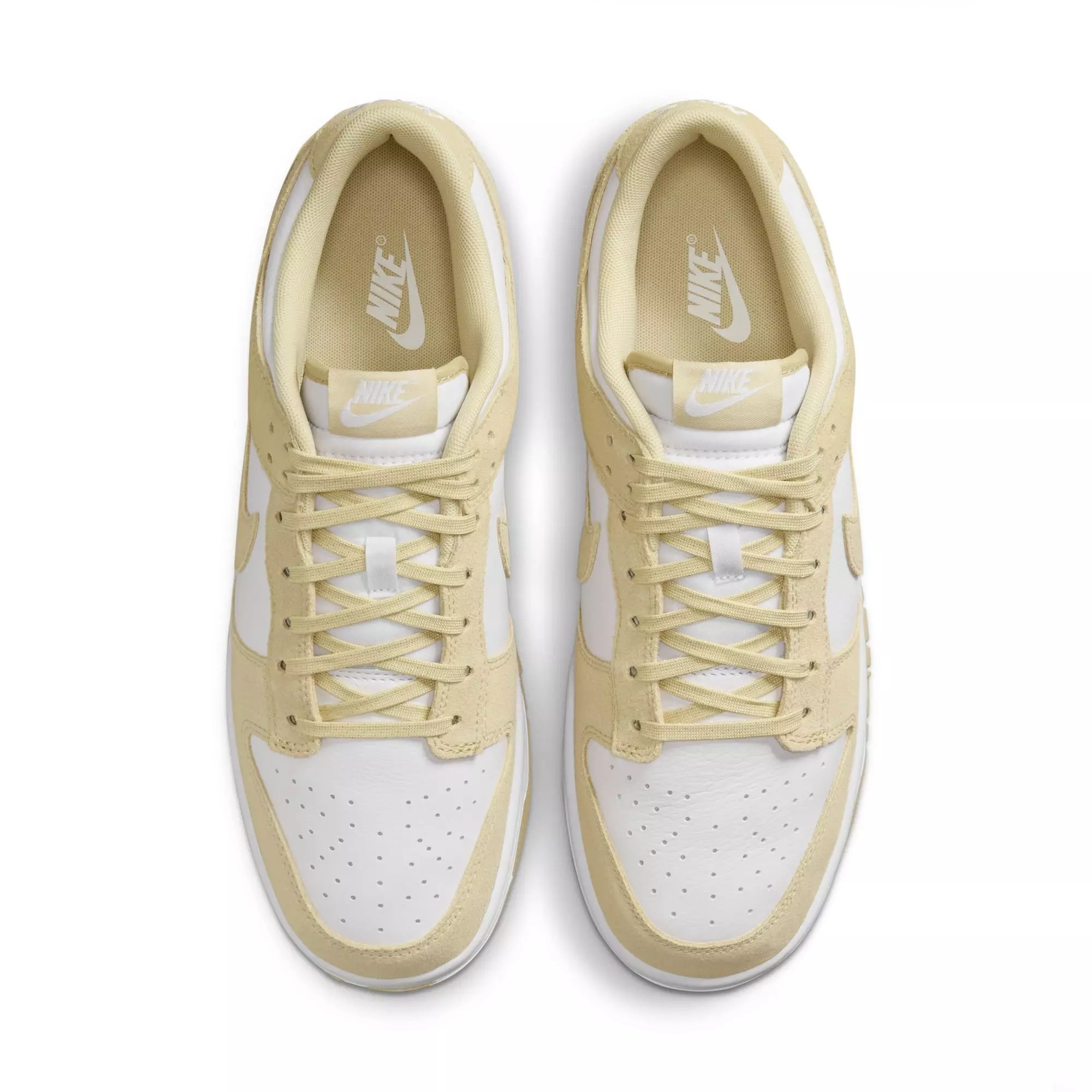 Nike Dunk Low Retro "White/Tm Gold" Men's Shoe - WHITE/GOLD