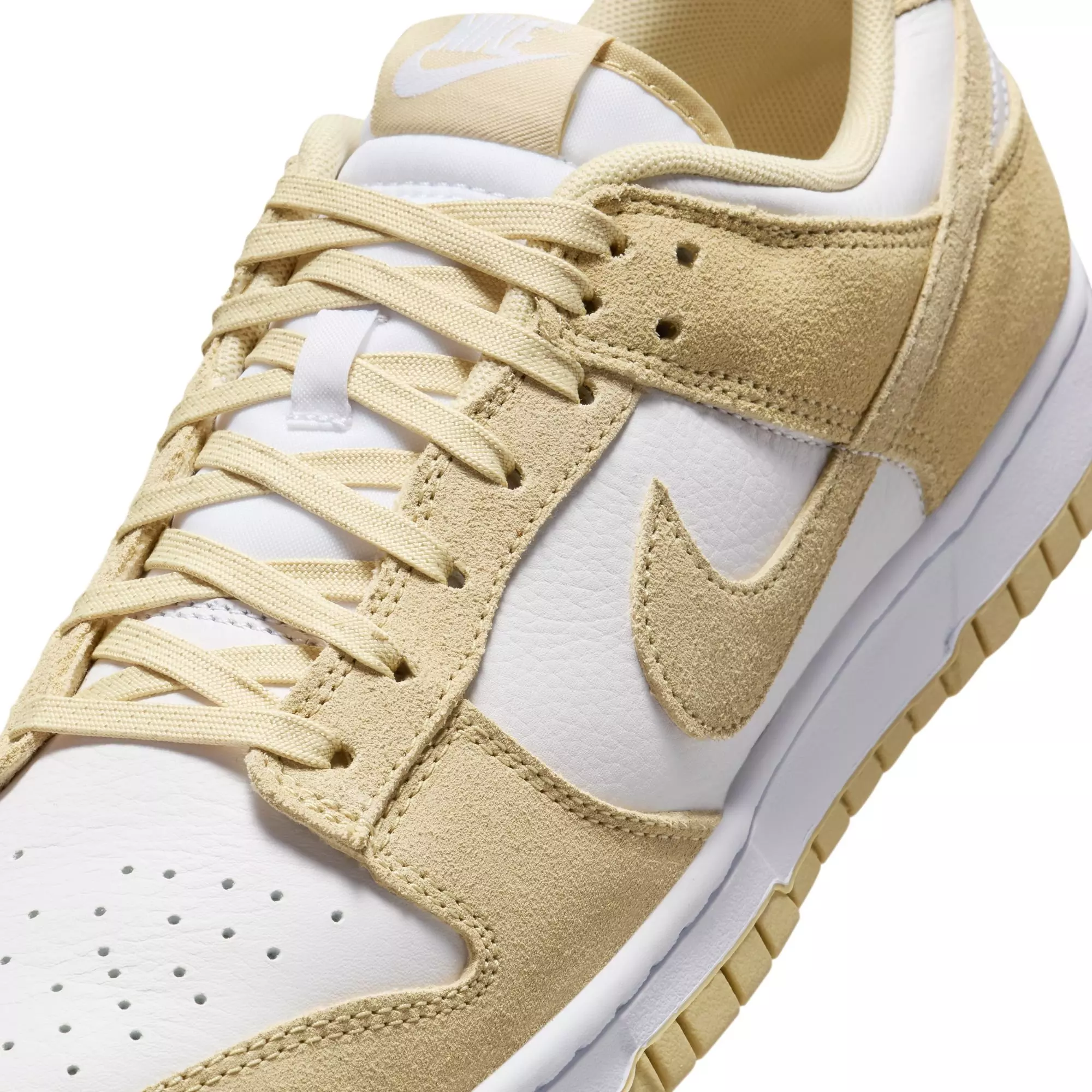 Nike Dunk Low Retro "White/Tm Gold" Men's Shoe - WHITE/GOLD